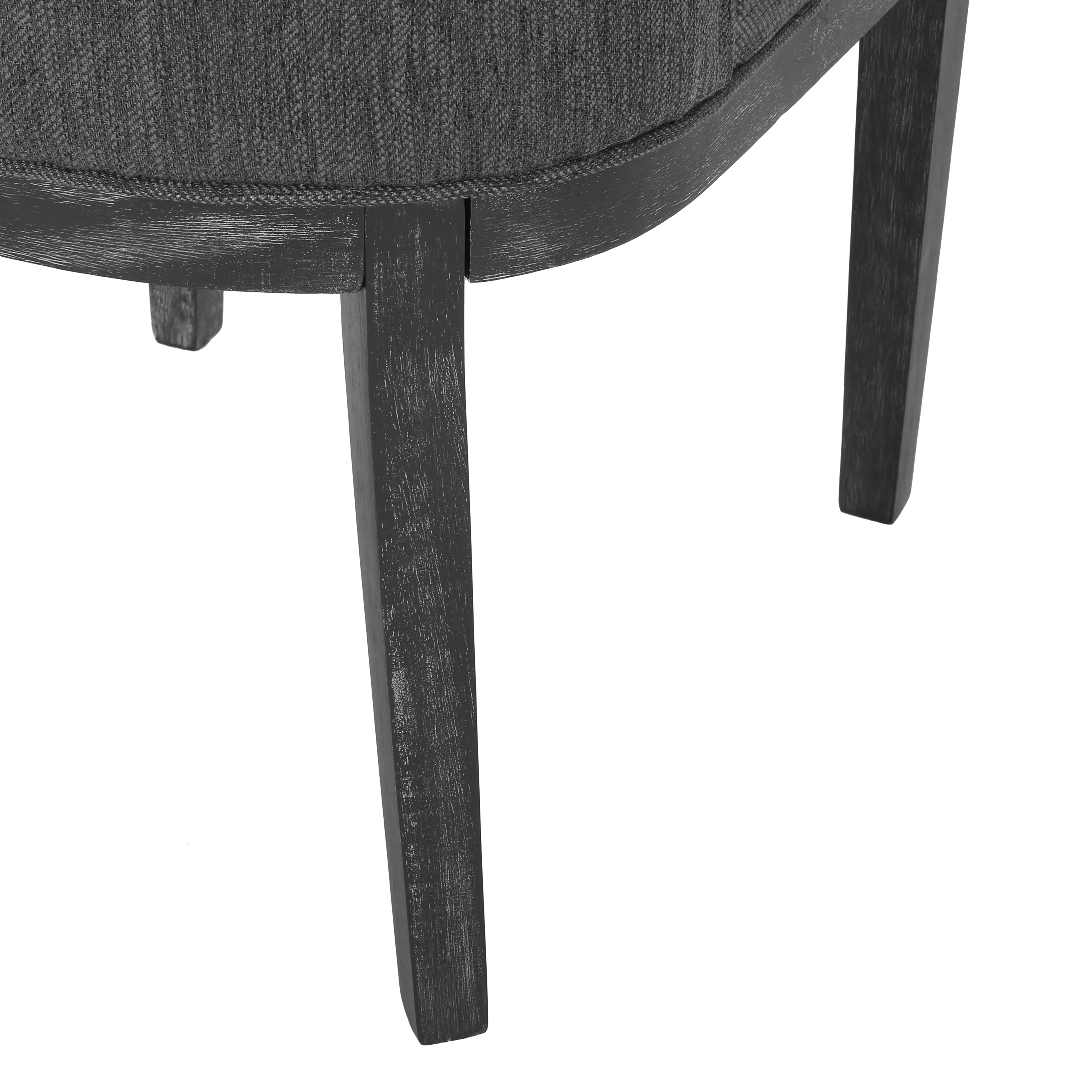 Boise Contemporary Fabric Upholstered Wood Dining Chairs, Set of 2 - furnishings