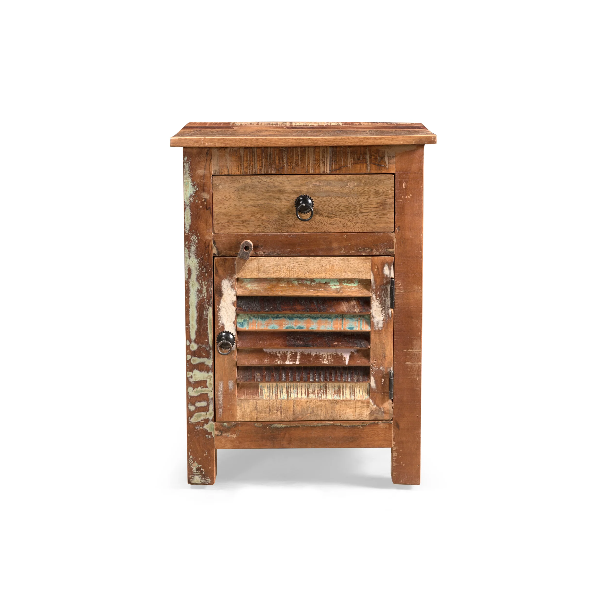 Salome Wooden Side Table with Drawer - furnishings