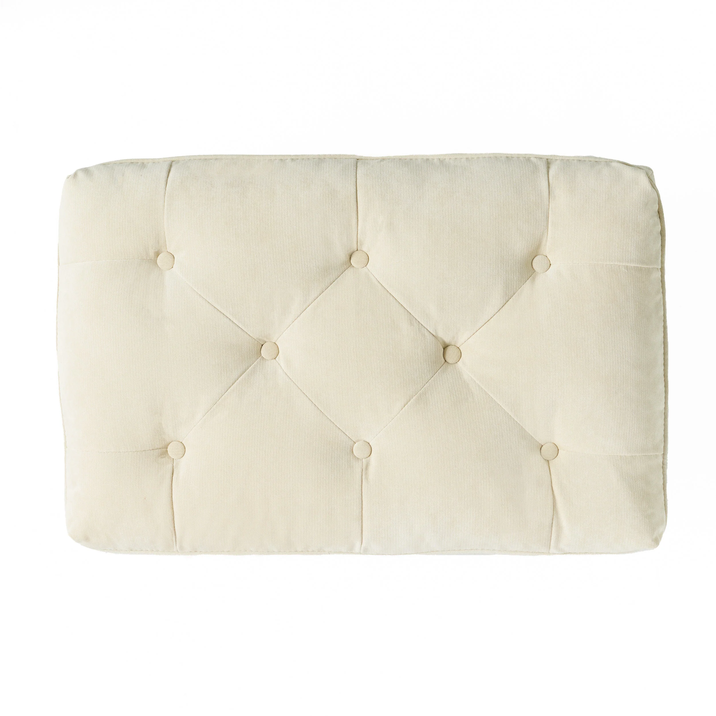 Cordoba Button Tufted Velvet Ottoman Footstool - furnishings