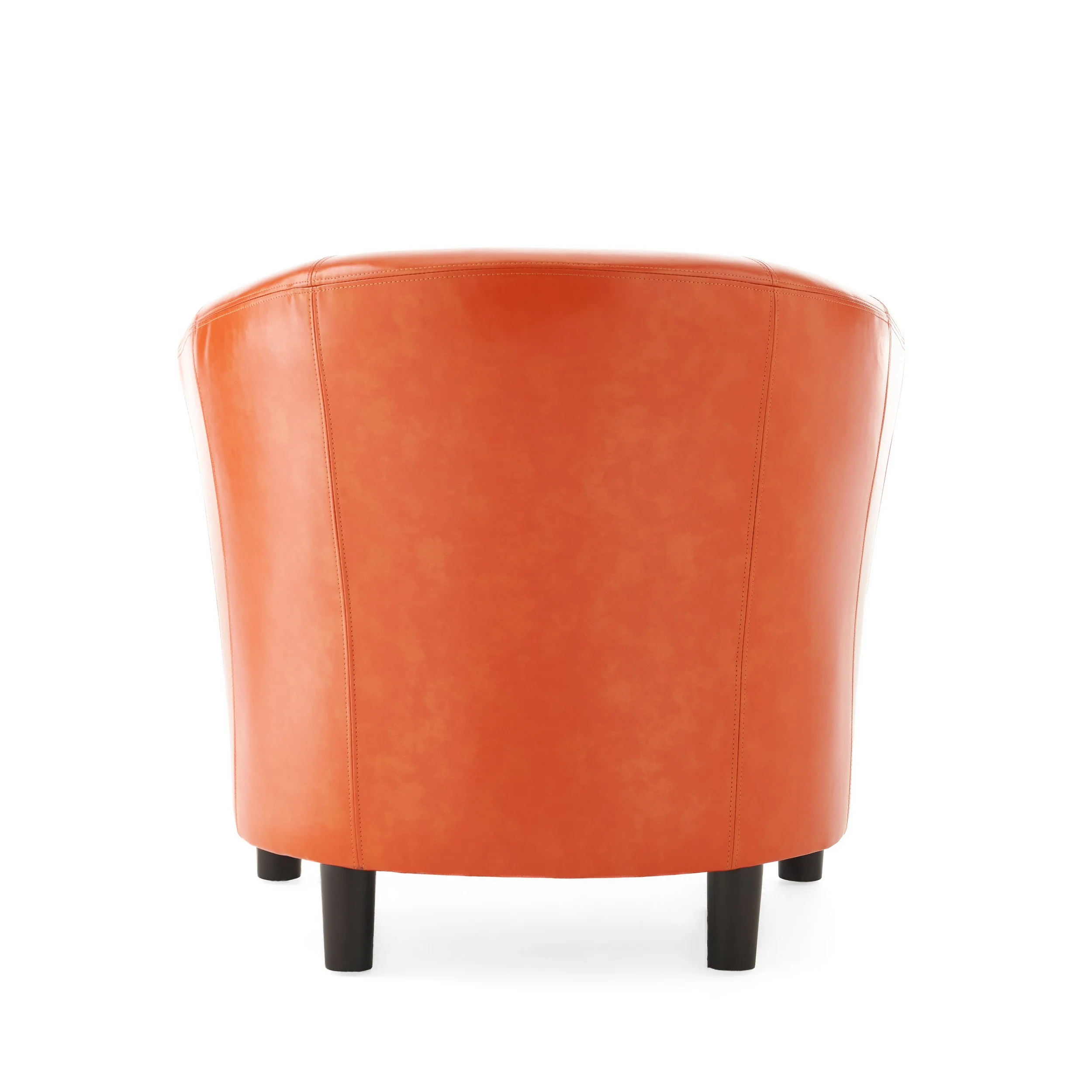Newport Tub Design Leather Club Chair - furnishings