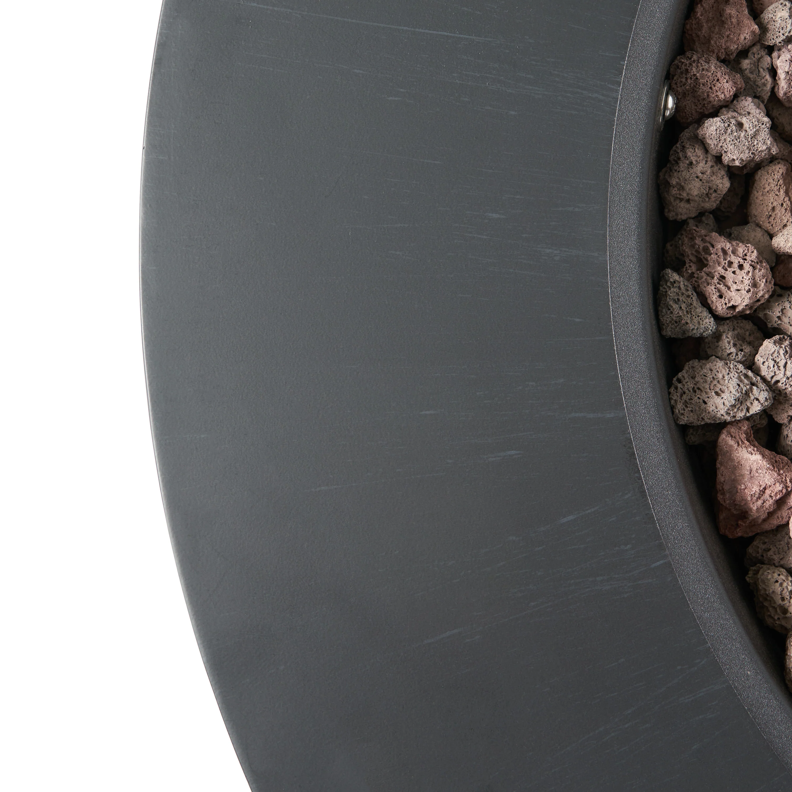Jefferson Outdoor Round Fire Pit with Tank Holder - furnishings