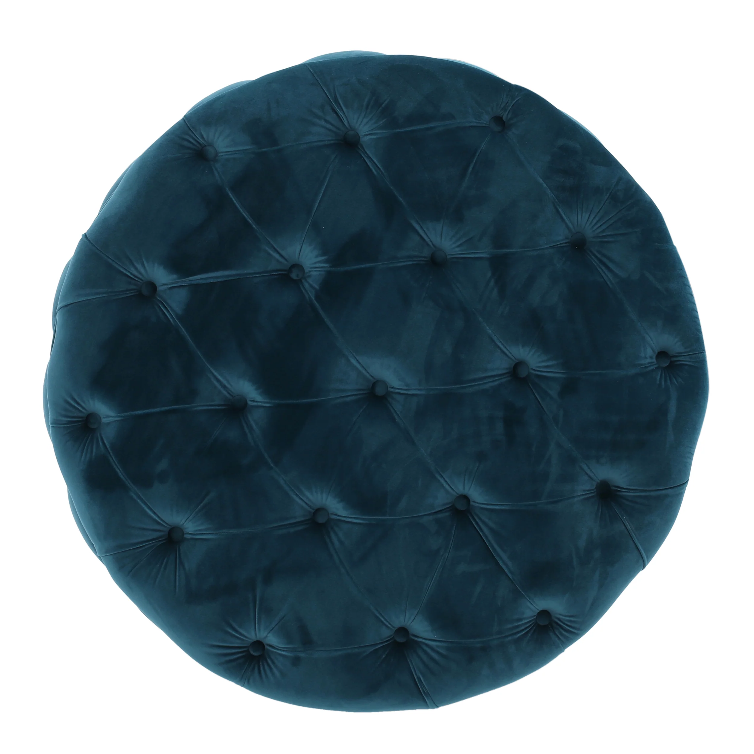 Maelyn Plush New Velvet Ottoman - furnishings