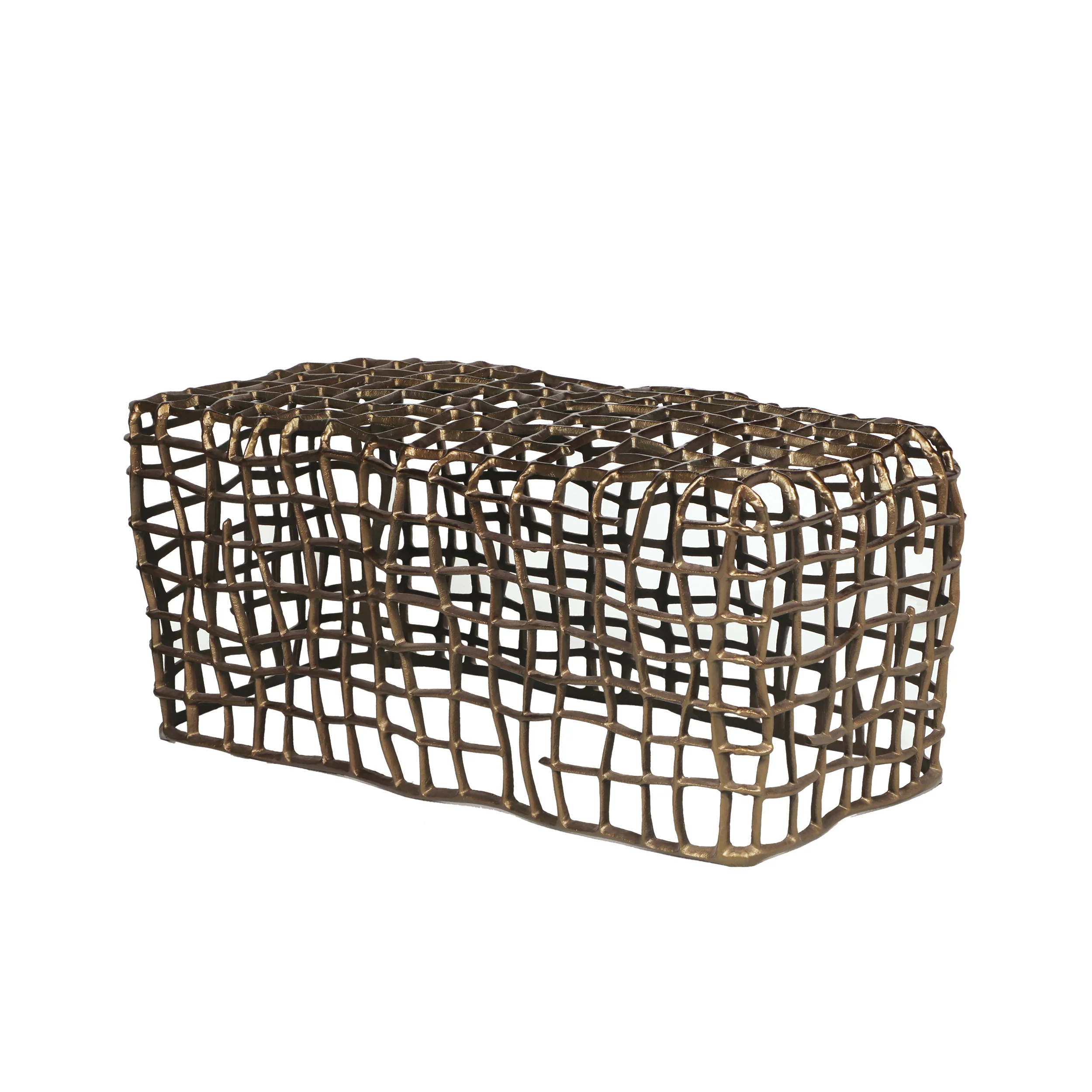 Doniyor Contemporary Aluminum Bench - furnishings