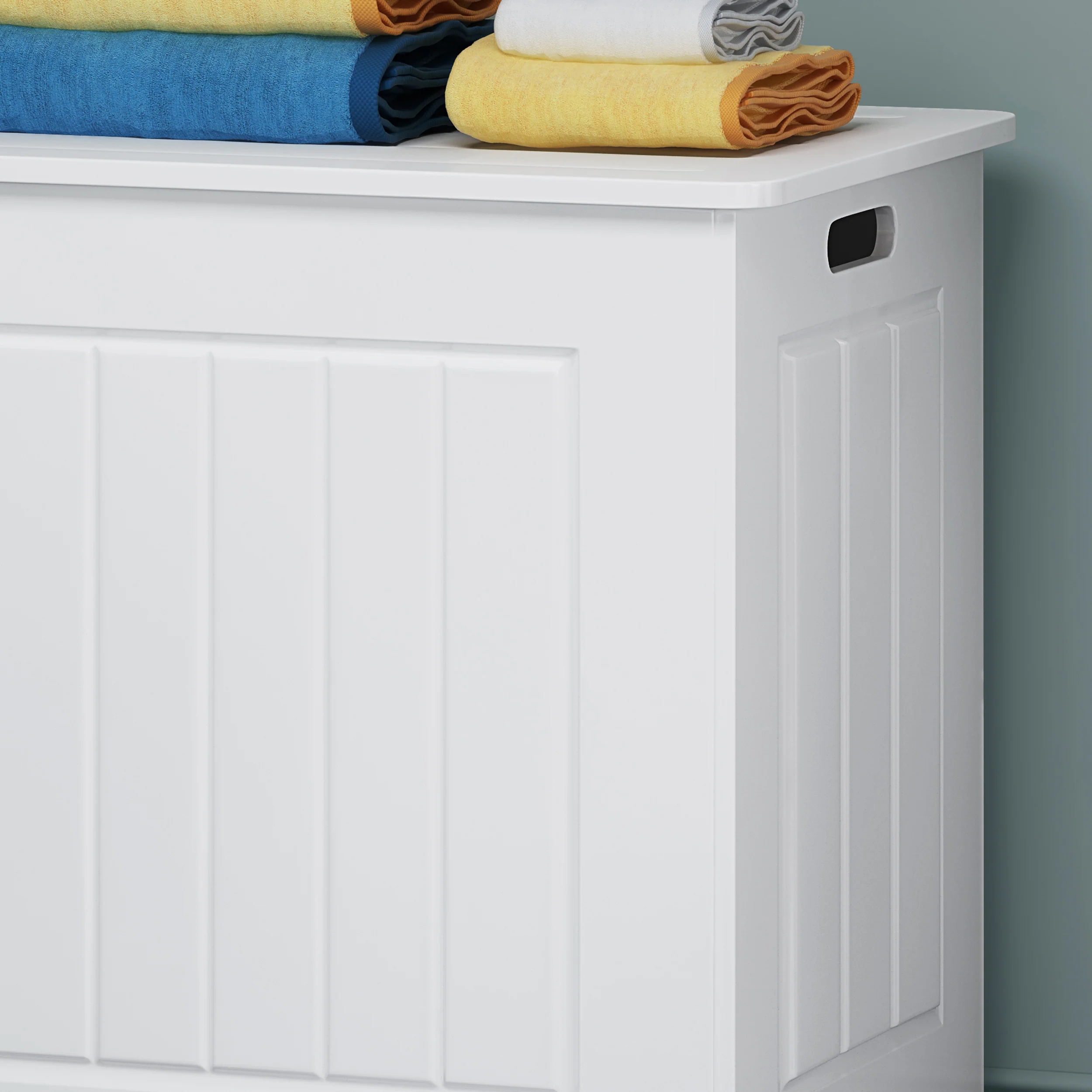Maat Modern Laundry Hamper with Lid - furnishings