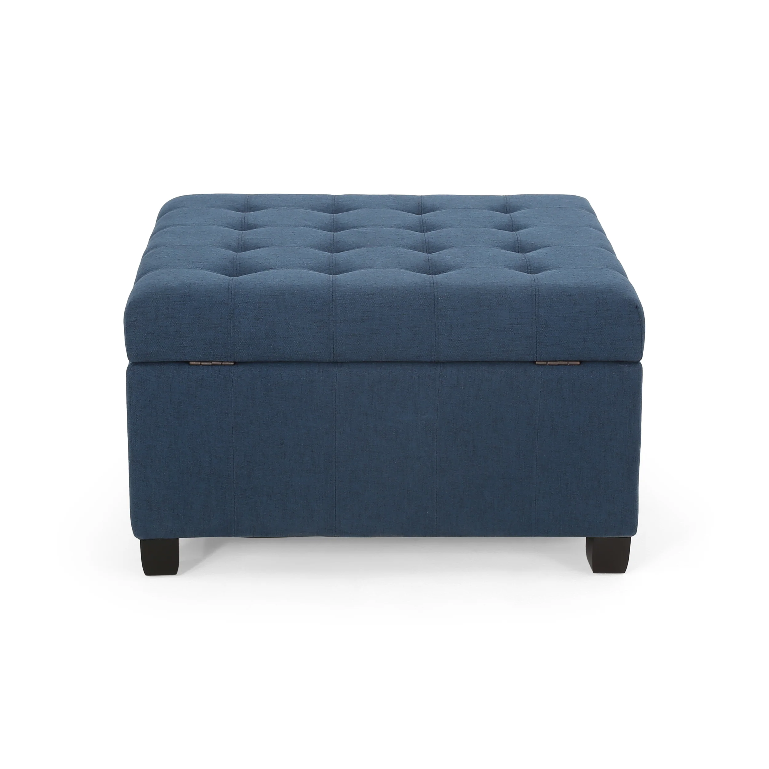 Piogor Contemporary Tufted Fabric Storage Ottoman - furnishings