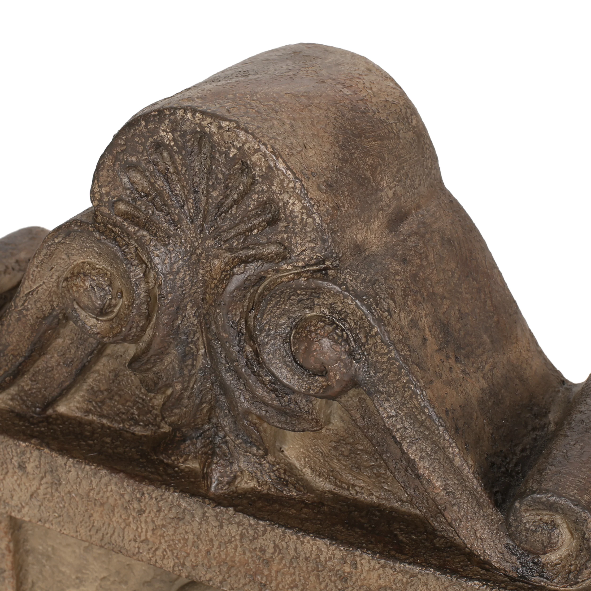 Frederick Outdoor Single Spout Fountain, Light Brown - furnishings