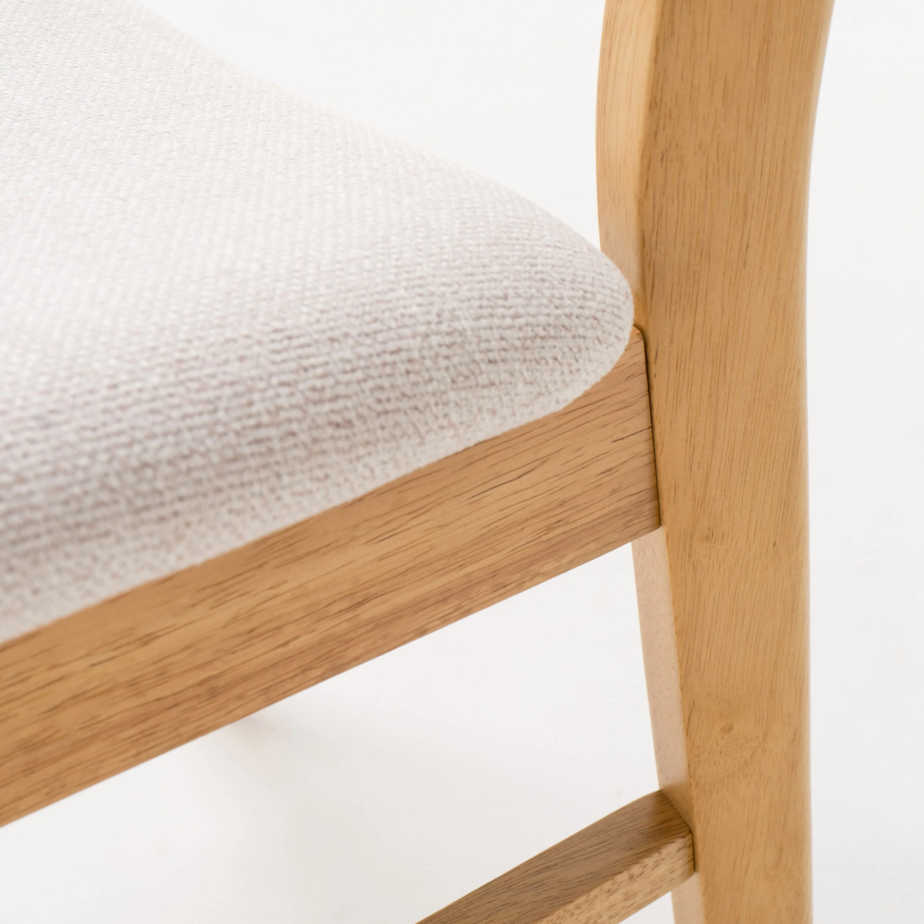 Lucille Fabric/ Wood Finish Dining Chair (Set of 2) - furnishings