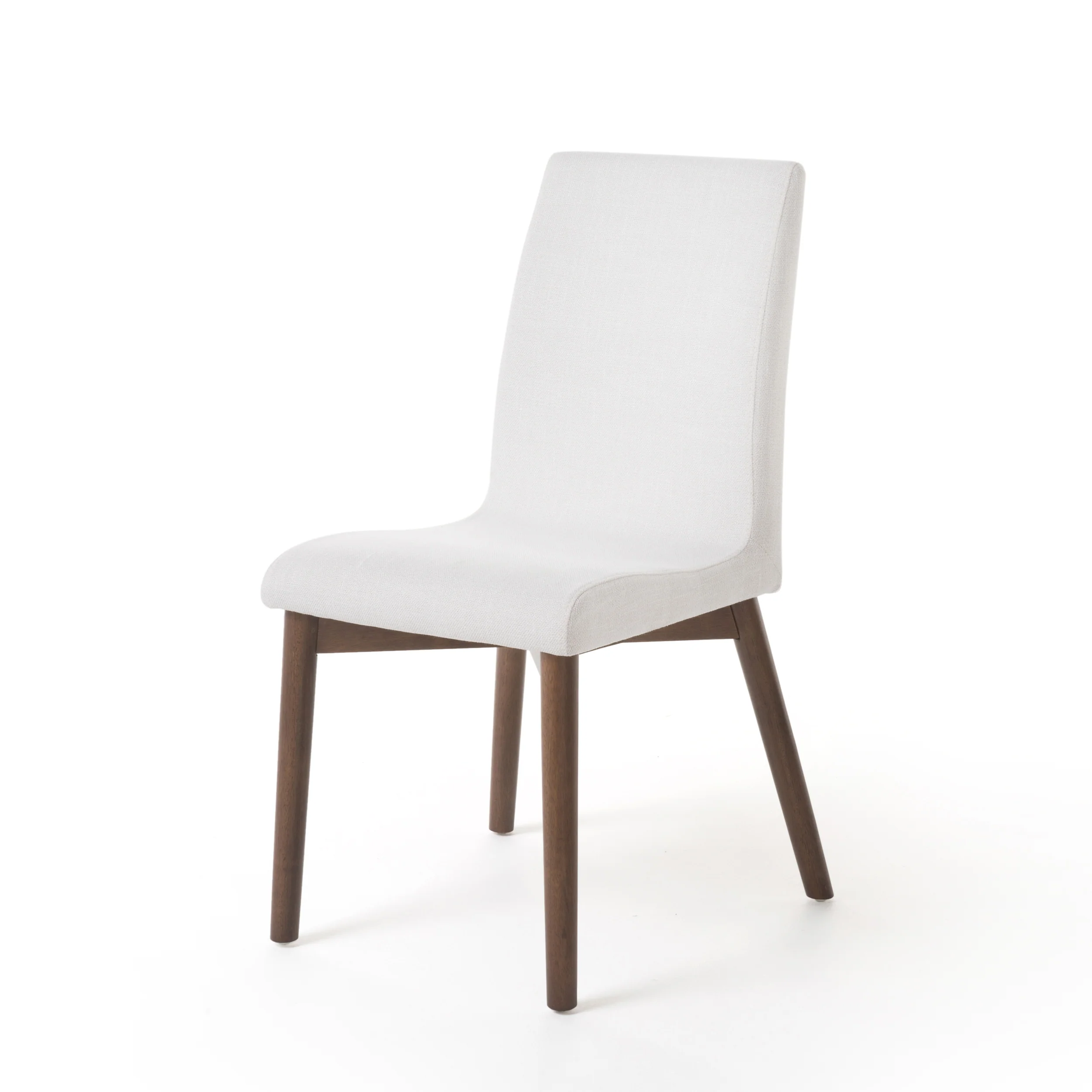 Oneida Mid-Century Modern 5 Piece Dining Set, Light Beige and Walnut - furnishings
