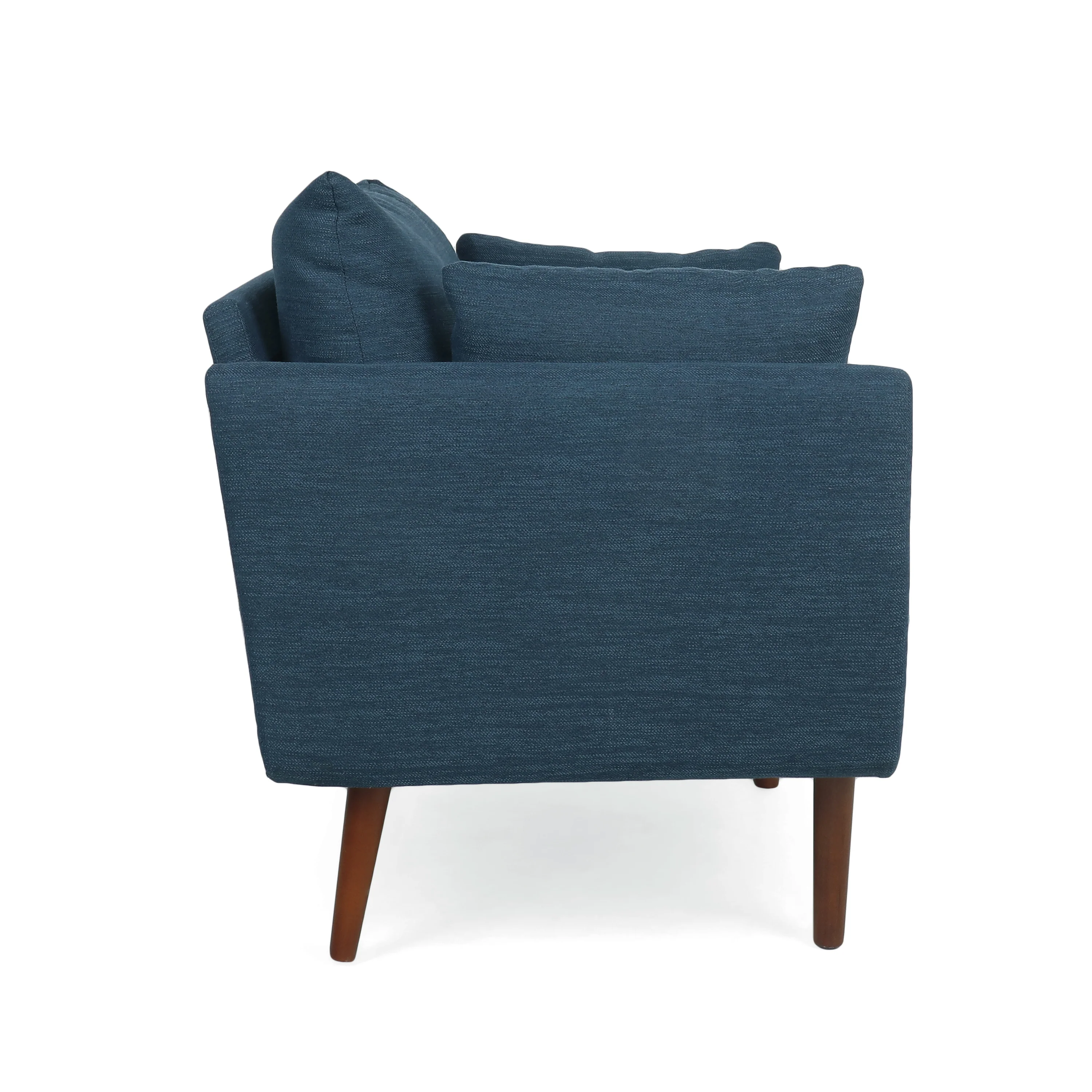 Viewland Contemporary Fabric Upholstered Club Chair with Accent Pillows - furnishings