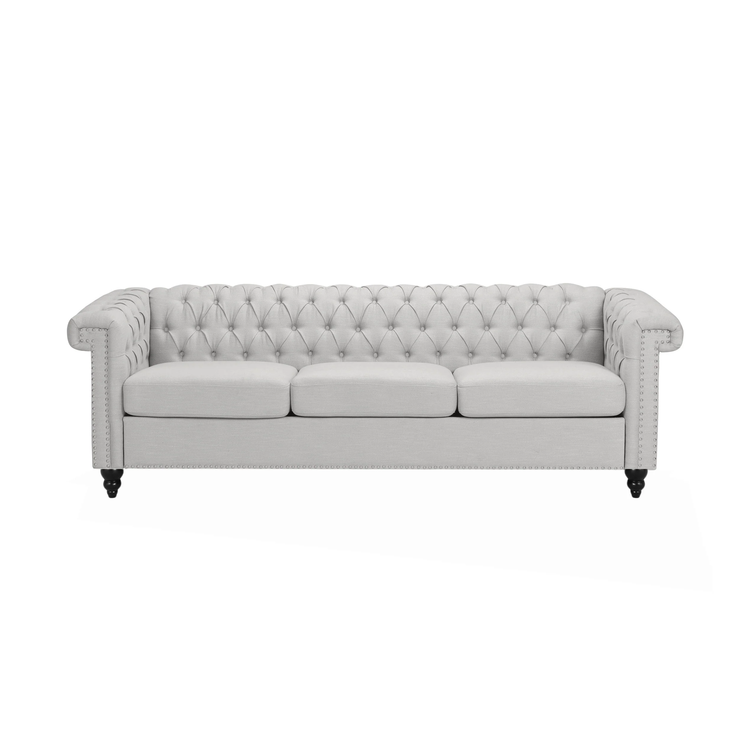 Zyiere Tufted Chesterfield 3 Seater Sofa - furnishings