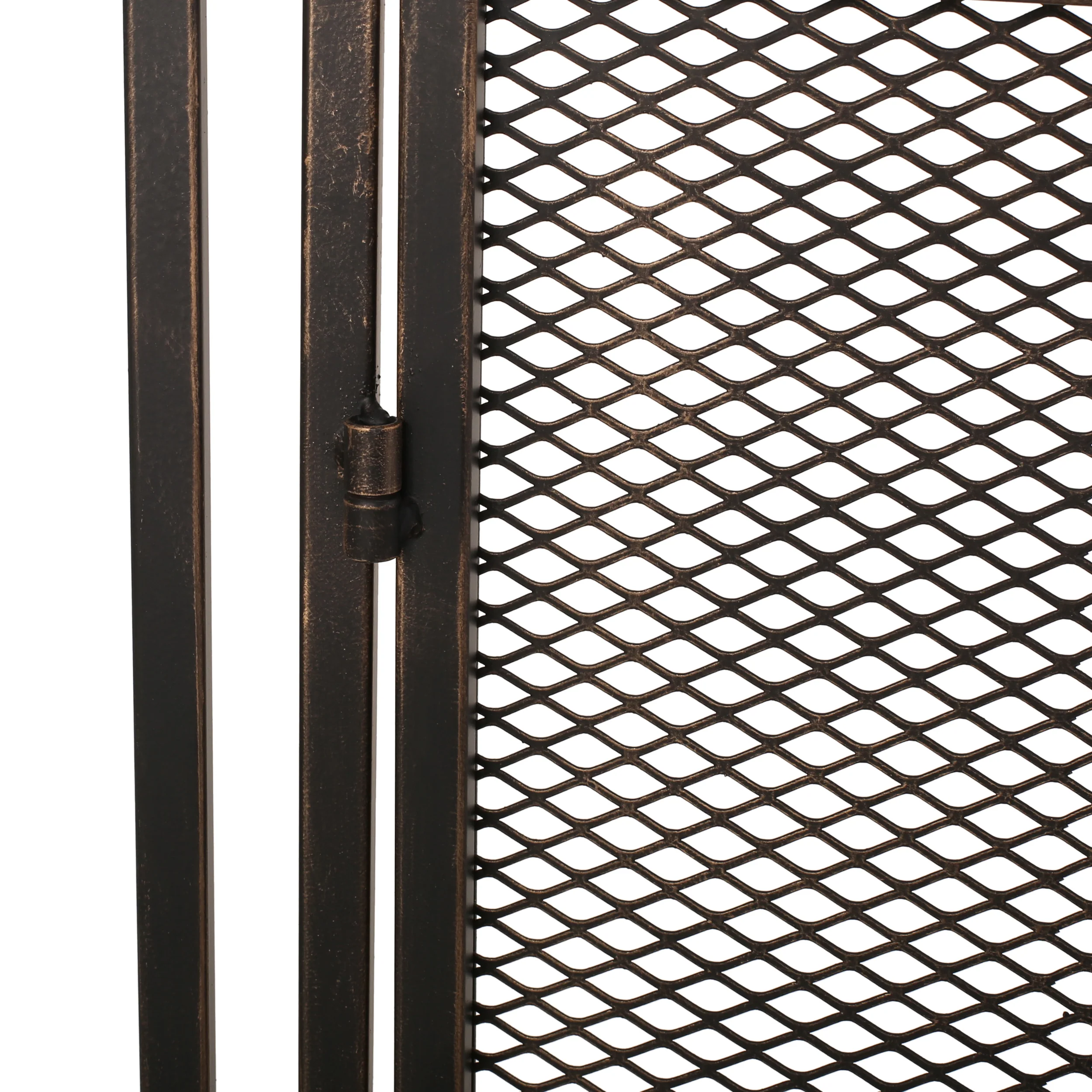 Kolten Modern Iron Fireplace Screen - furnishings