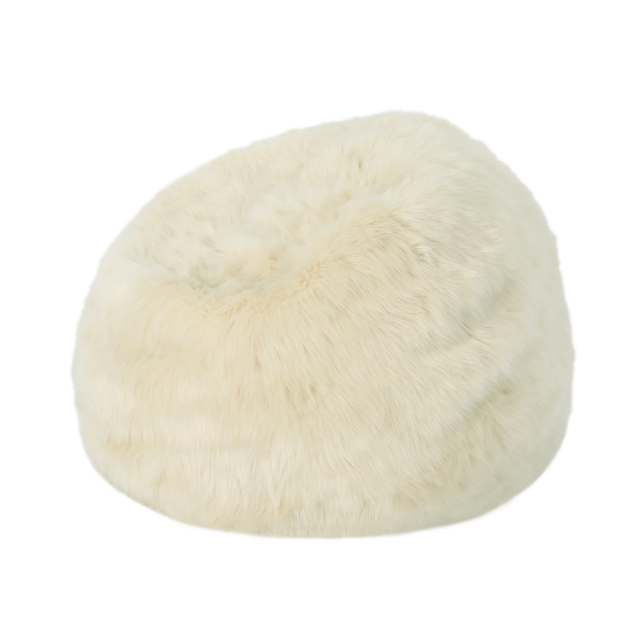 Amori Modern 3 Foot Faux Fur Bean Bag (Cover Only) - furnishings