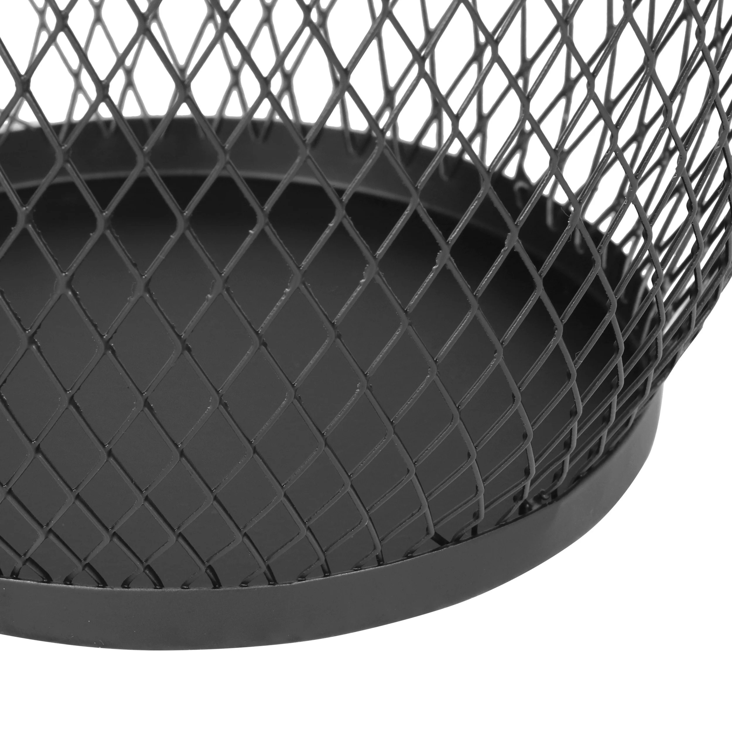 Randlett Handmade Iron Lantern Tea Light Candle Holder, Black - furnishings