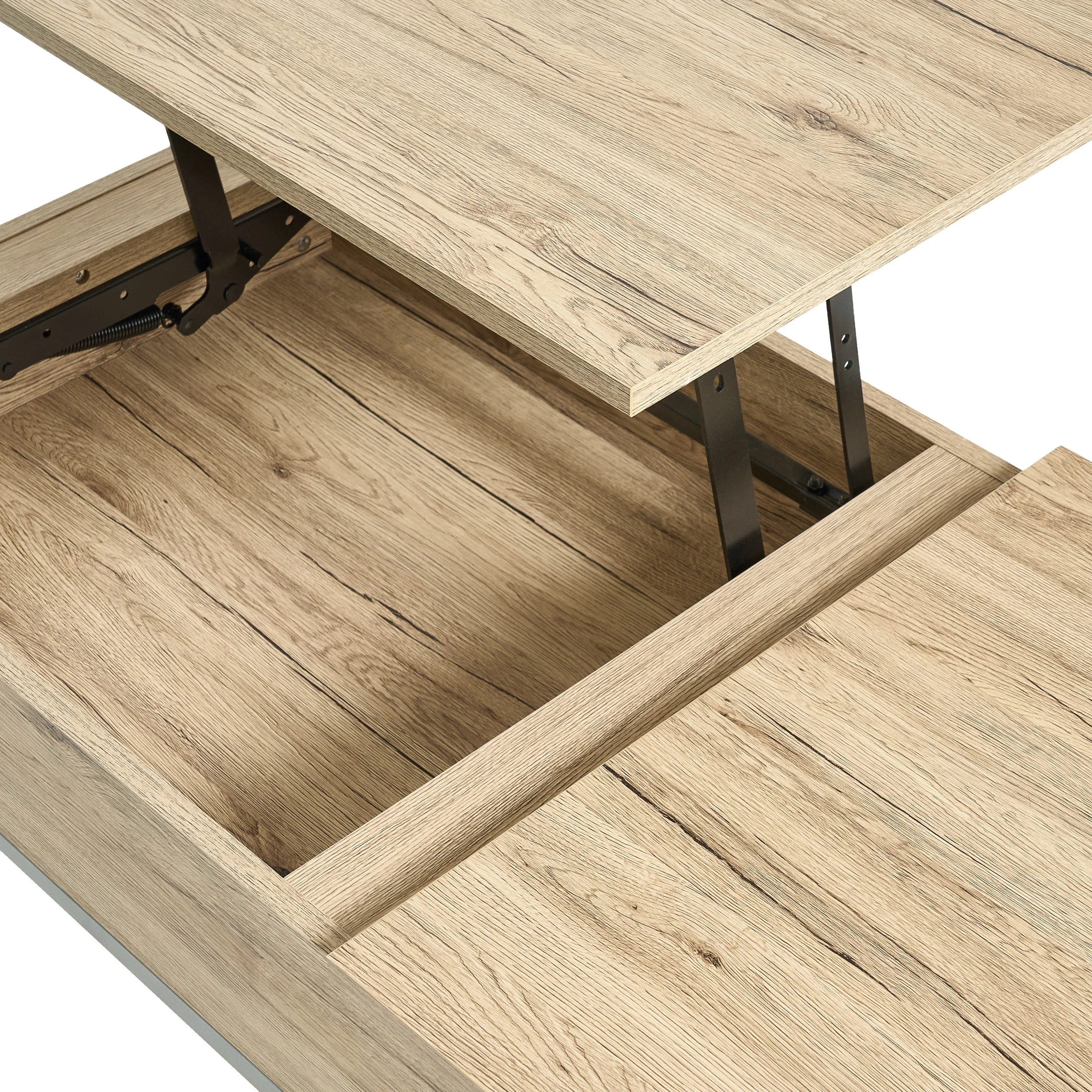 Cerise Rectangle Lift Top Storage Coffee Table - furnishings