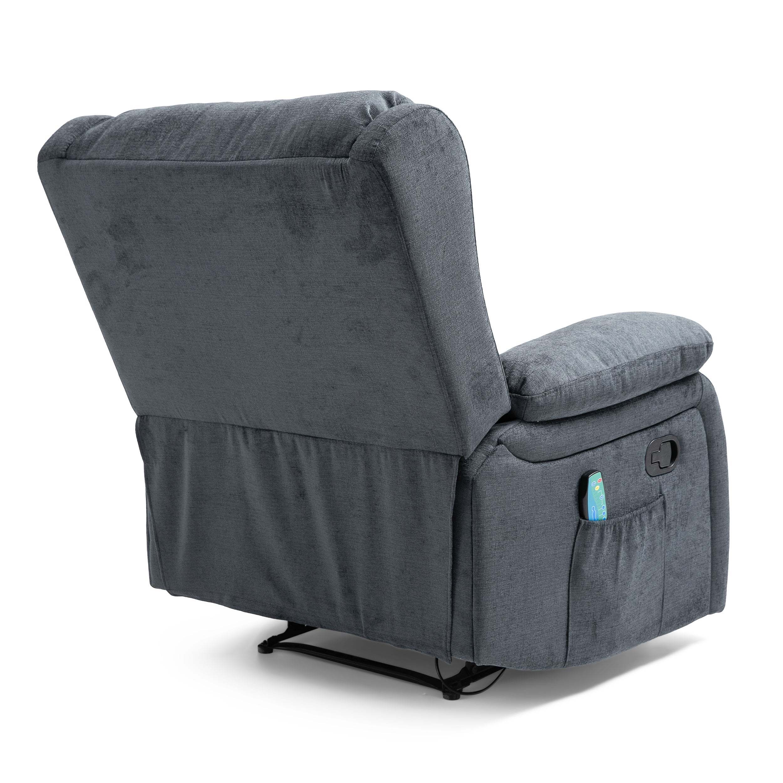 Lexie Contemporary Pillow Tufted Massage Recliner - furnishings