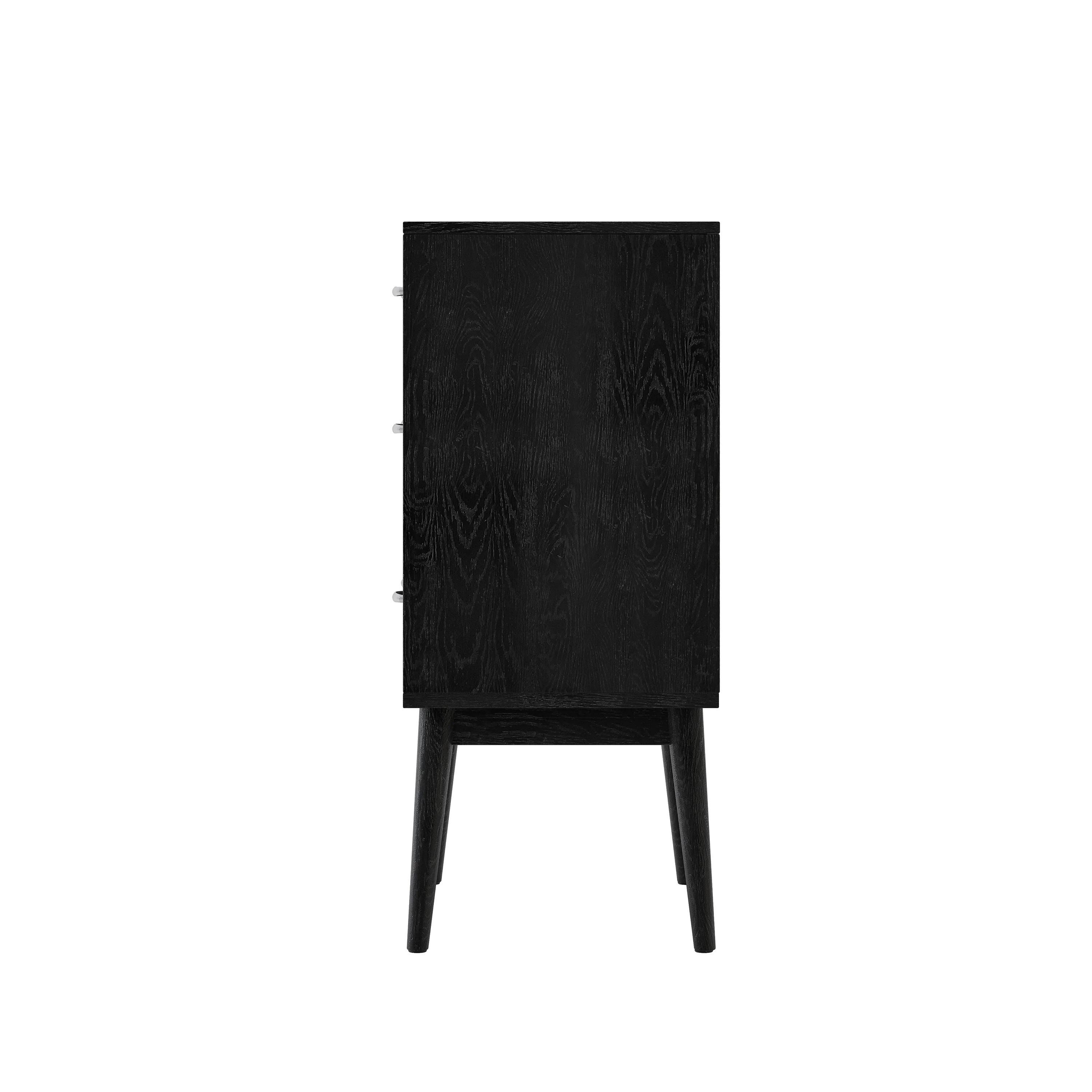 Wilbur Mid Century Modern Wooden 3 Drawer Chest - furnishings