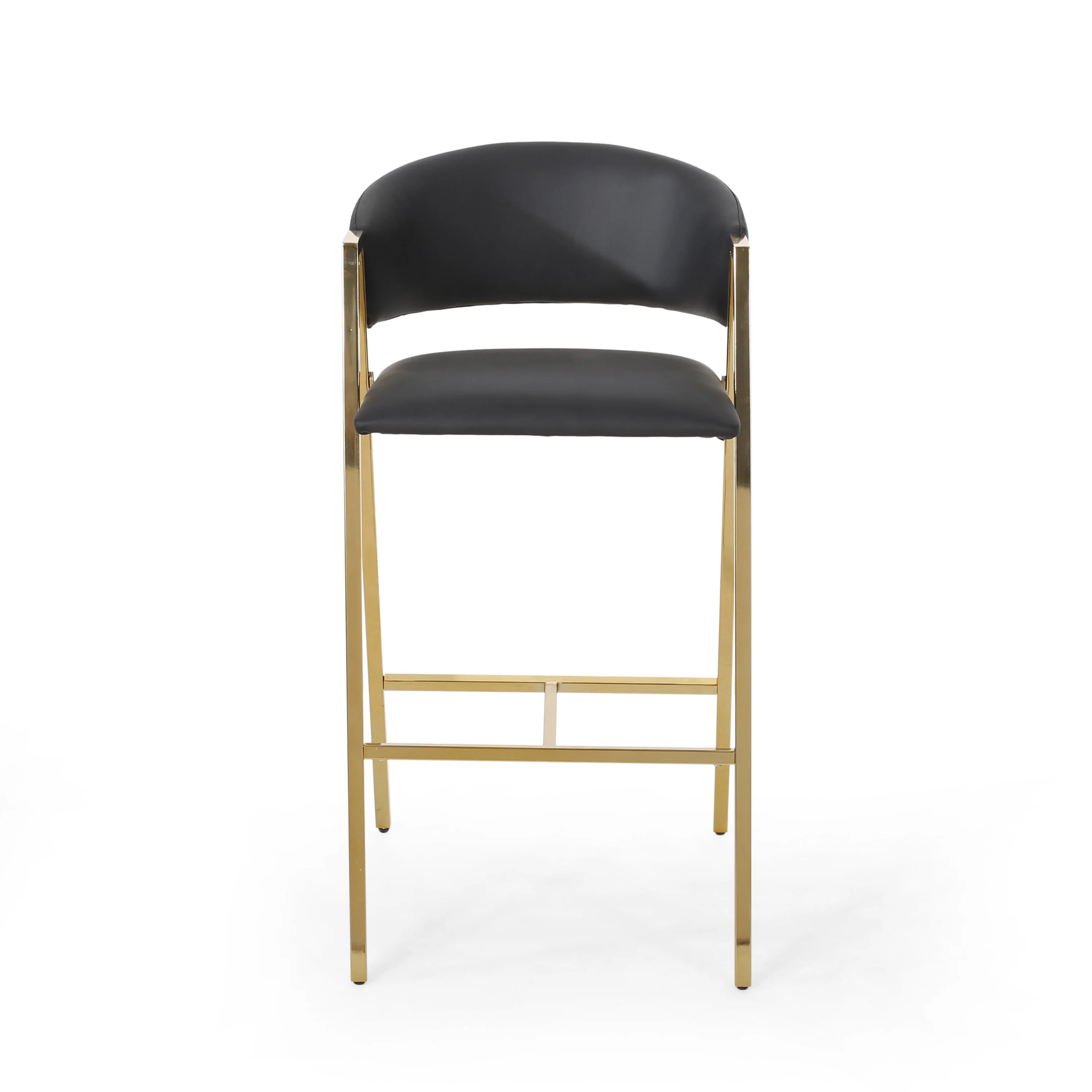 Kenia Modern Faux Leather Barstool (Set of 2) - furnishings