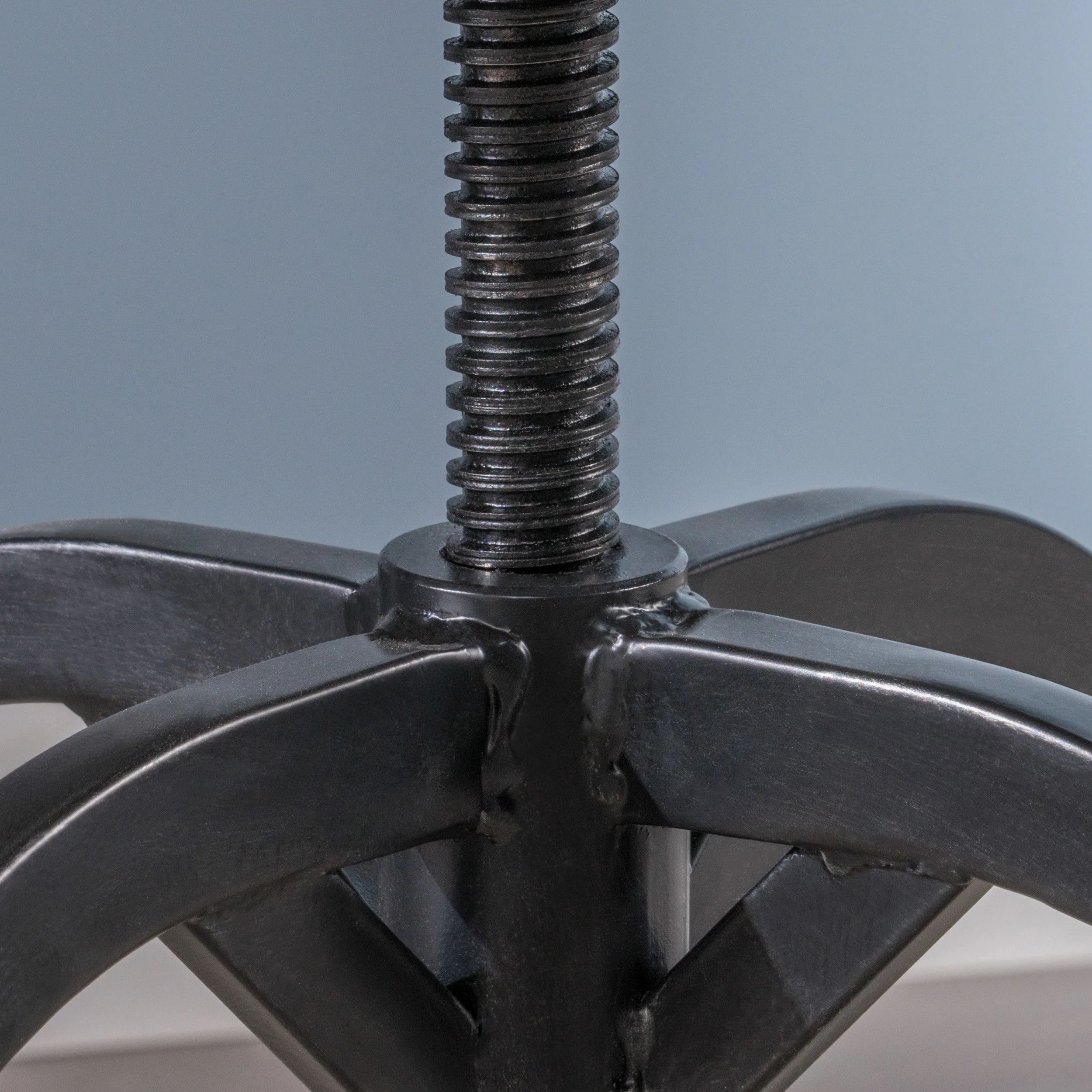 Dempsey Industrial Design Adjustable Height Swivel Seat Stool - furnishings