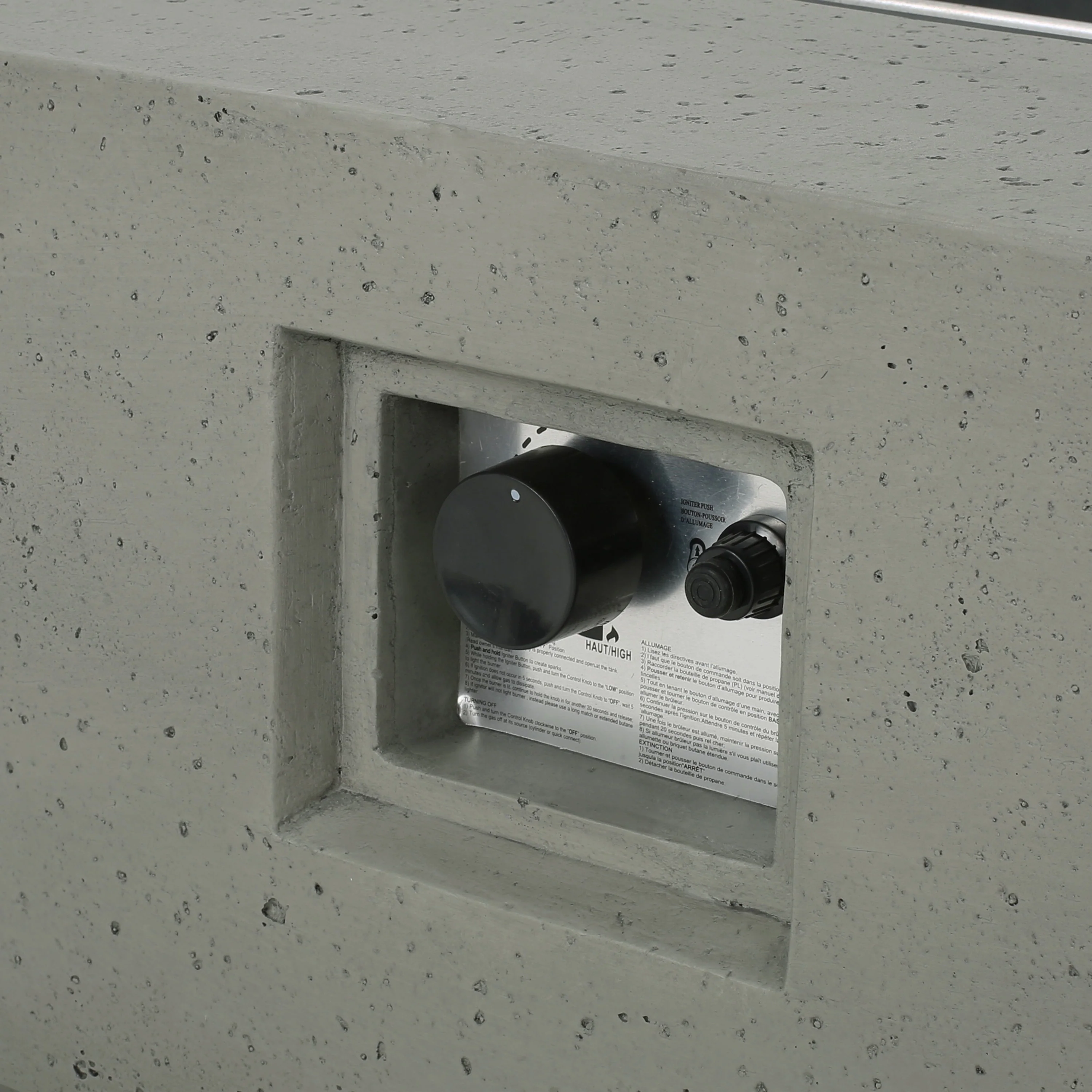 Coral Bay Outdoor Gray Aluminum 7 Piece Sofa Chat Set with Fire Table - furnishings