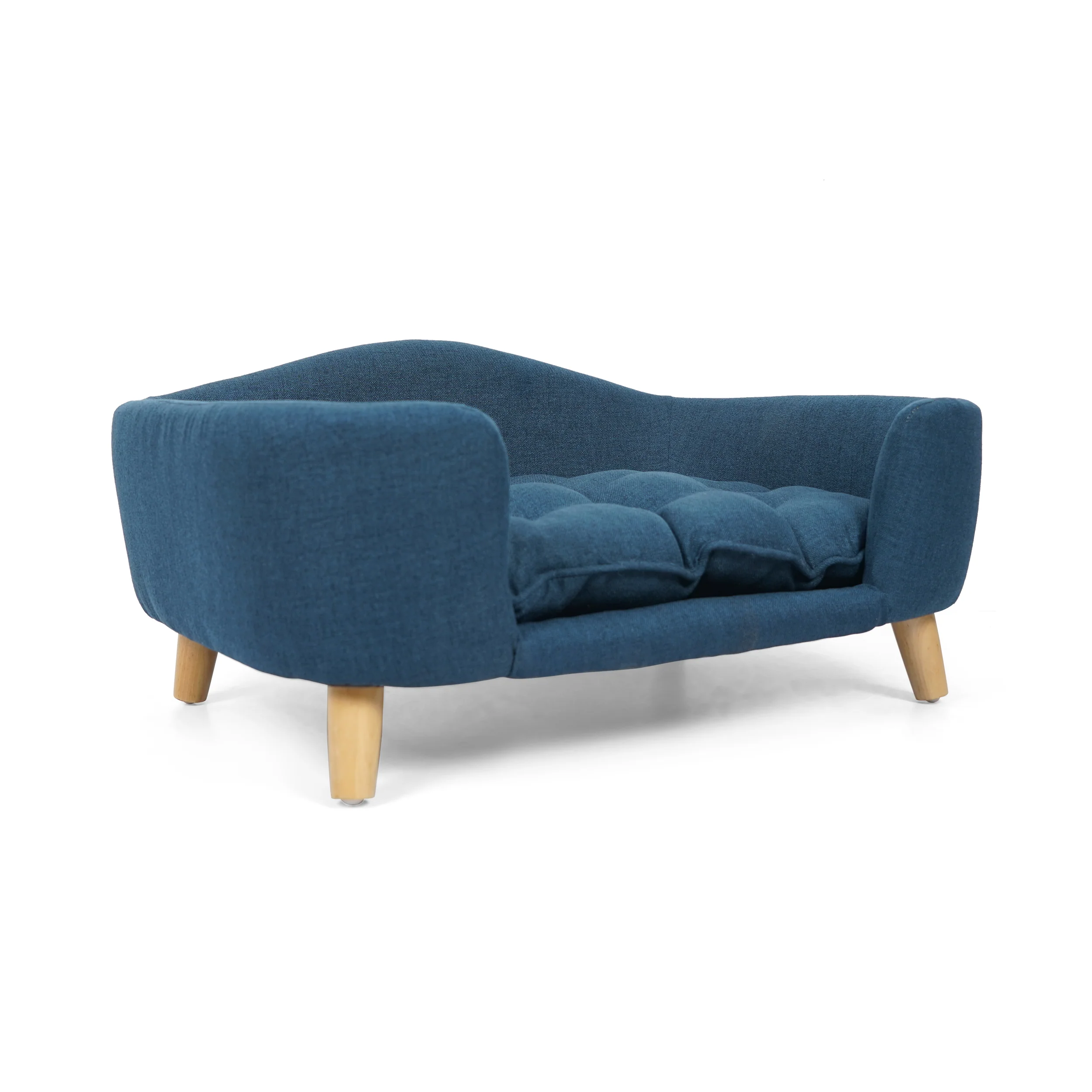 Samuel Mid Century Small Plush Pet Bed - furnishings