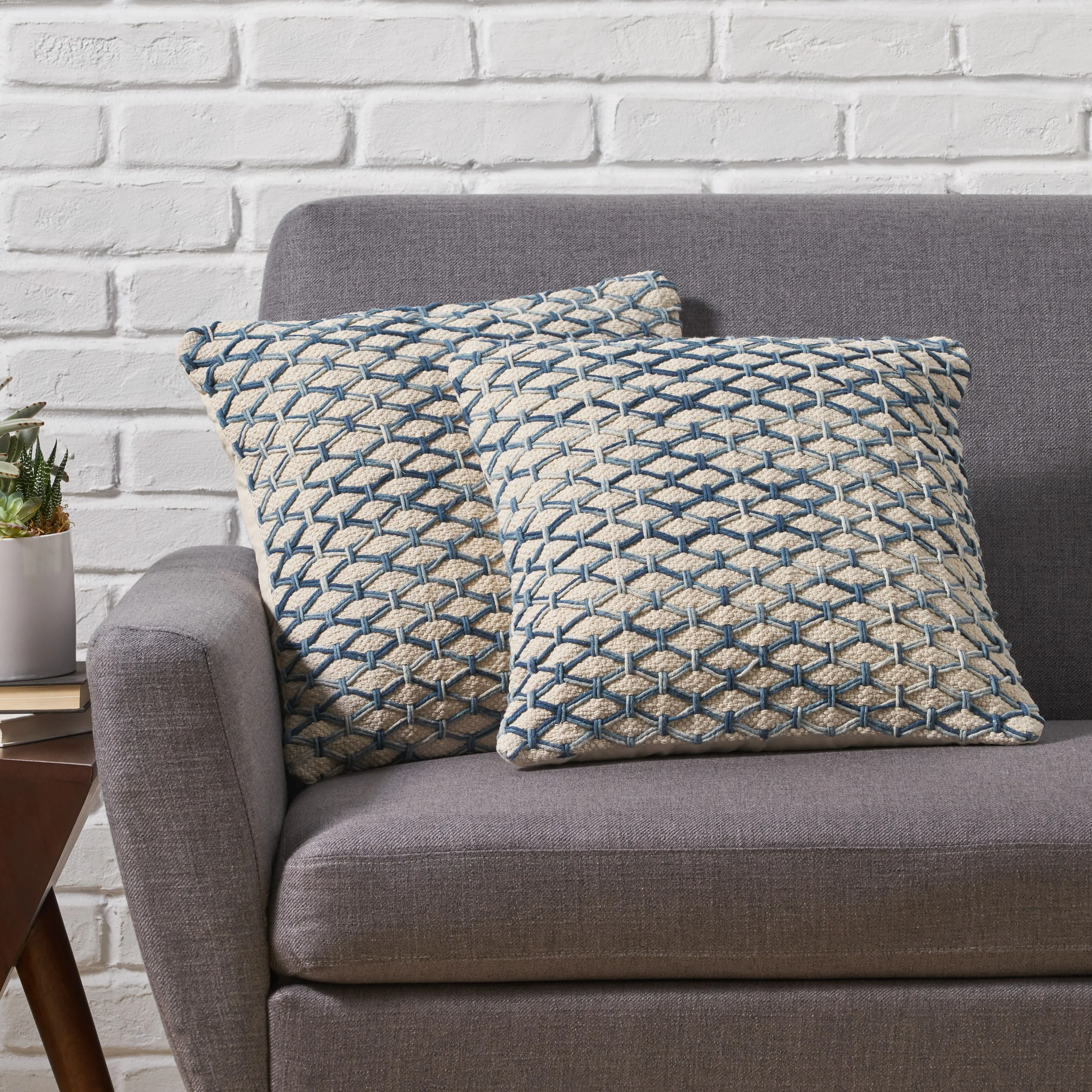 Jahari Boho Cotton Pillow Cover (Set of 2) - furnishings