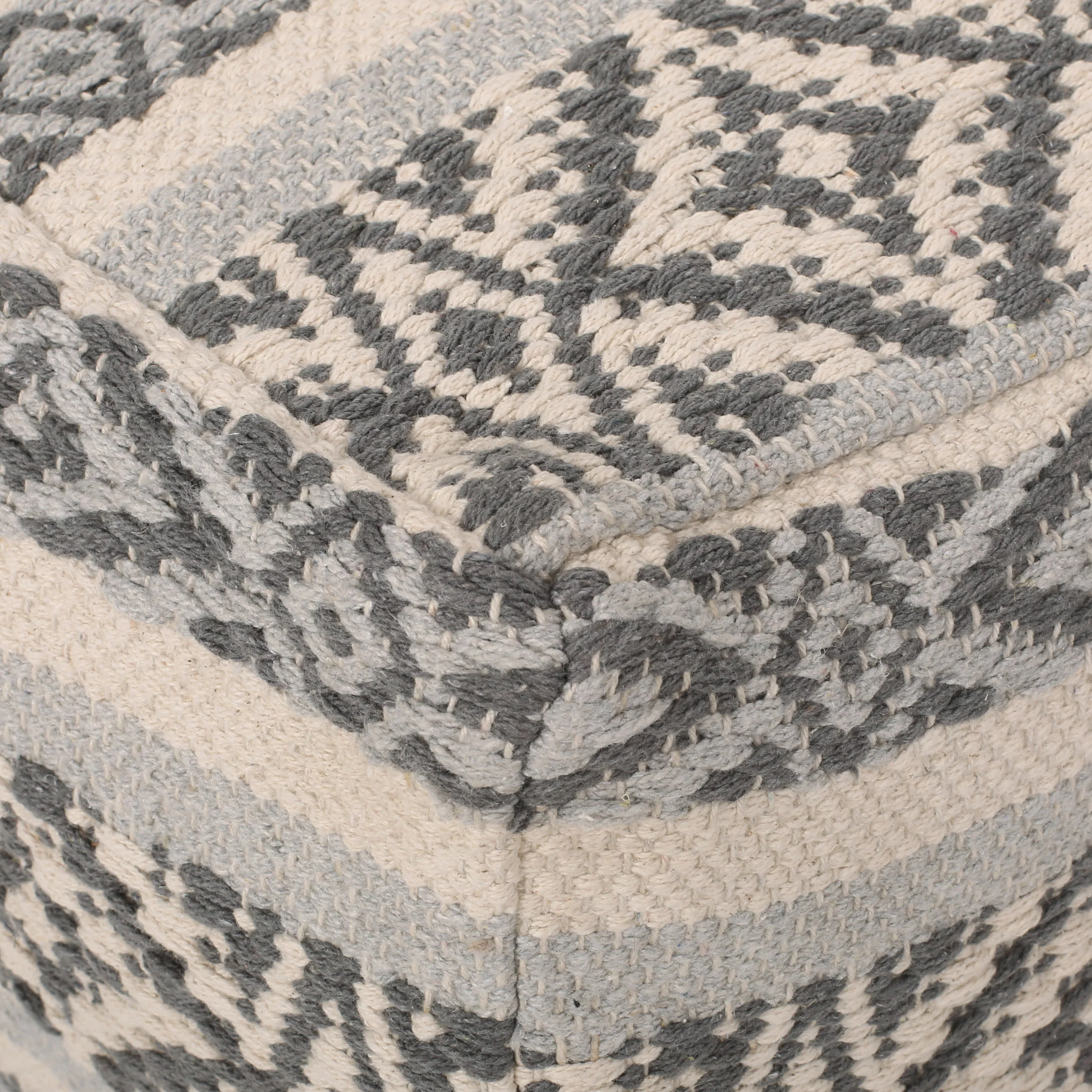 Aahaan Boho Rectangular Bean Bag Ottoman - furnishings