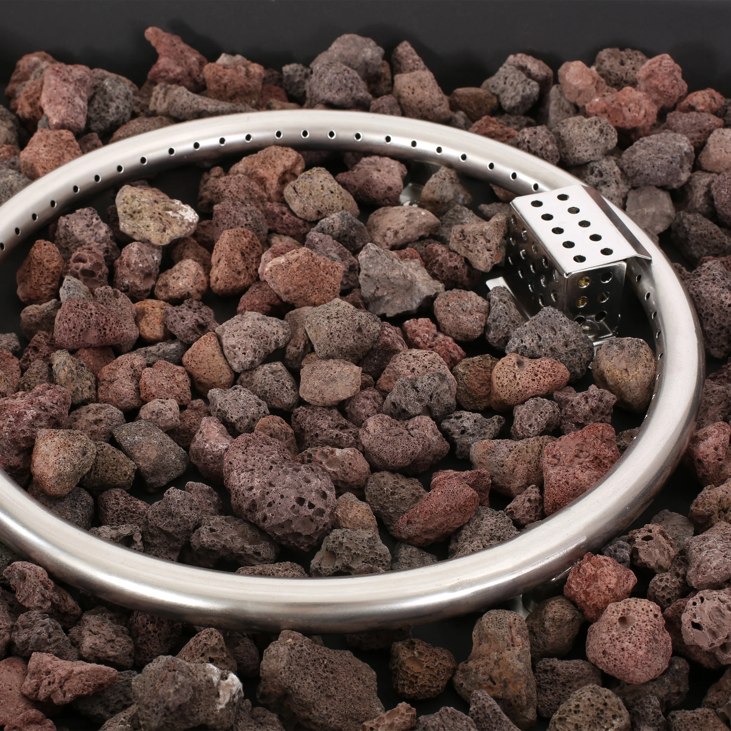 Laini Outdoor Modern 30-Inch Square Fire Pit - furnishings