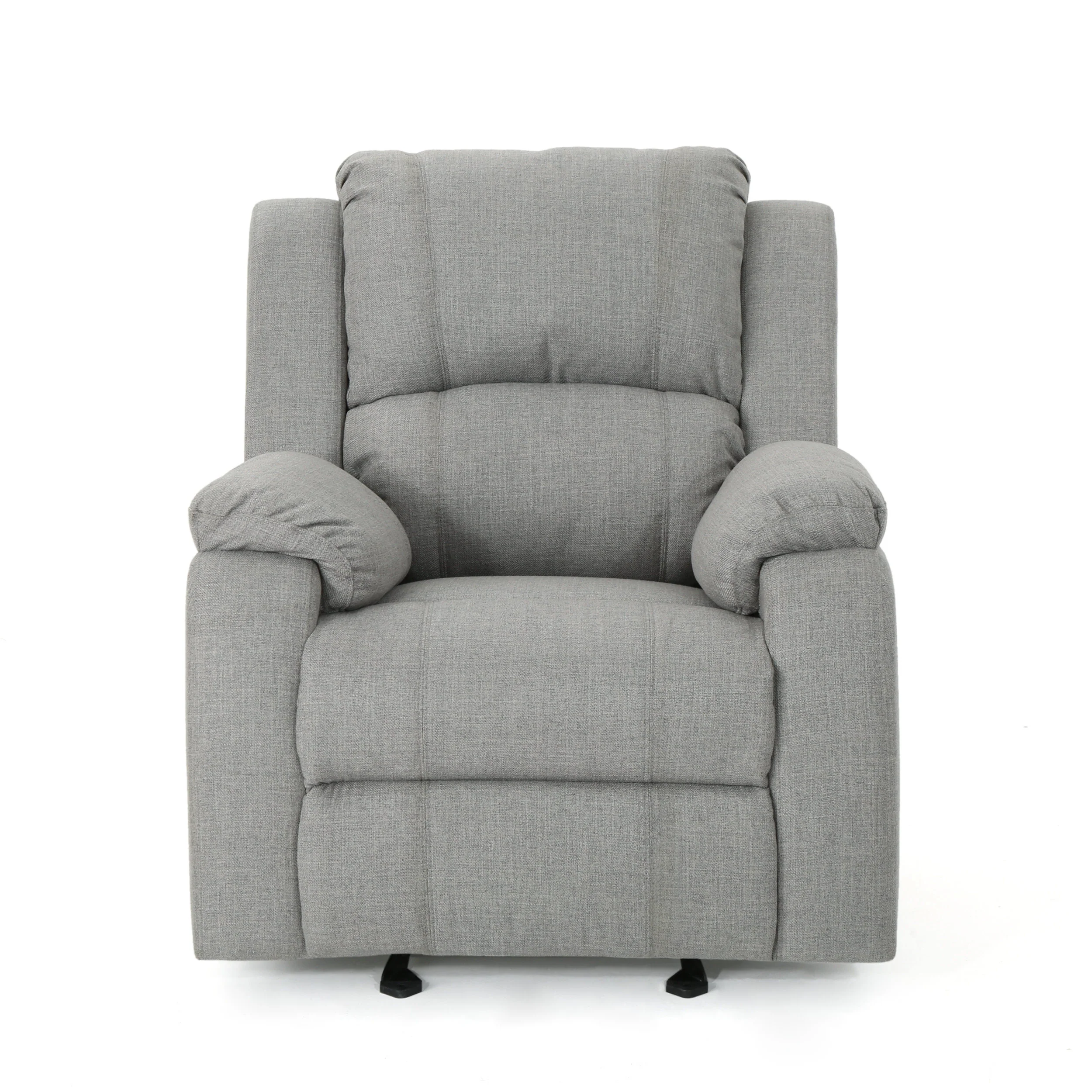 Scarlett Contemporary Pillow Top Fabric Upholstered Gliding Recliner Chair - furnishings