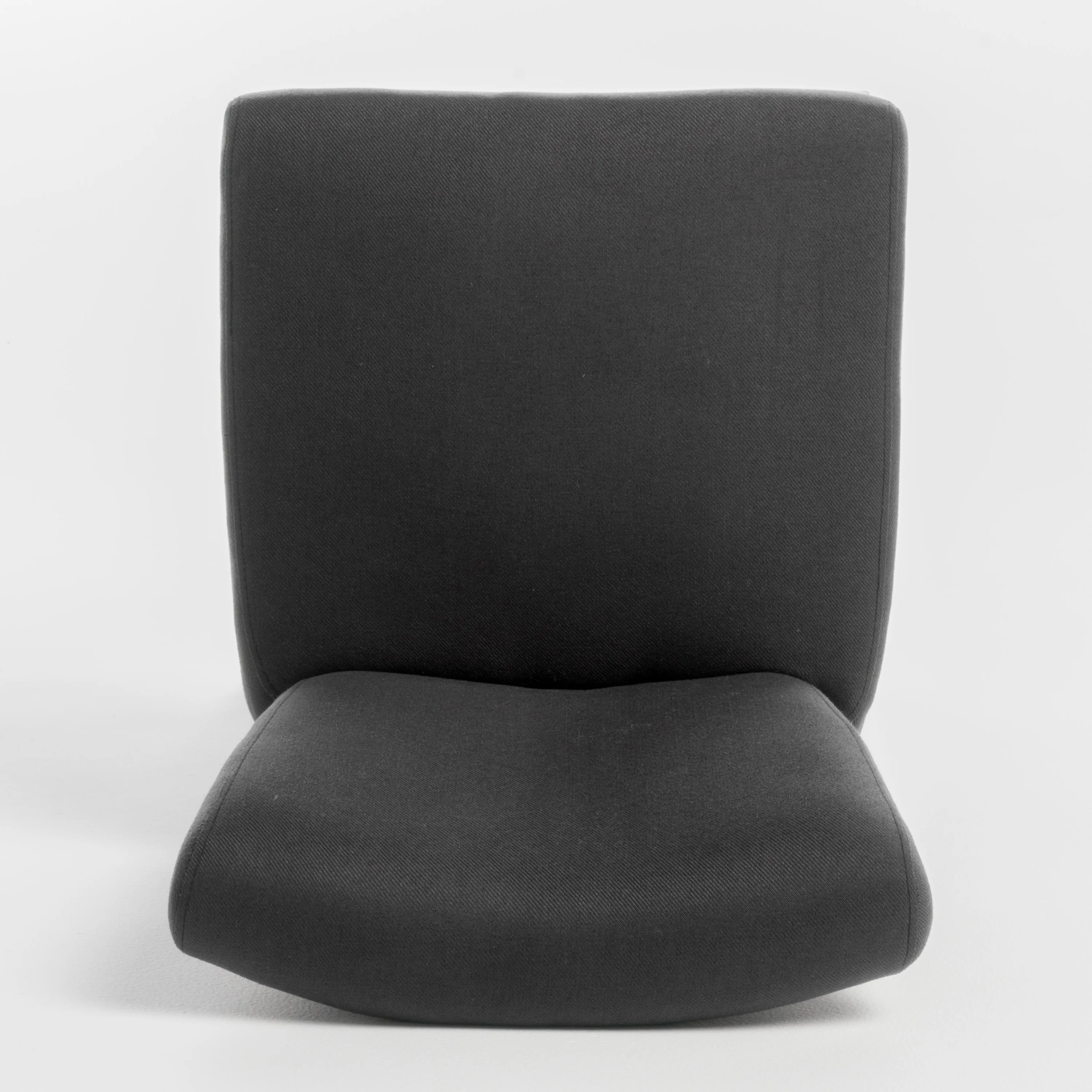 Tristan Contemporary Dark Charcoal Fabric Upholstered Swivel Counter Stool - furnishings