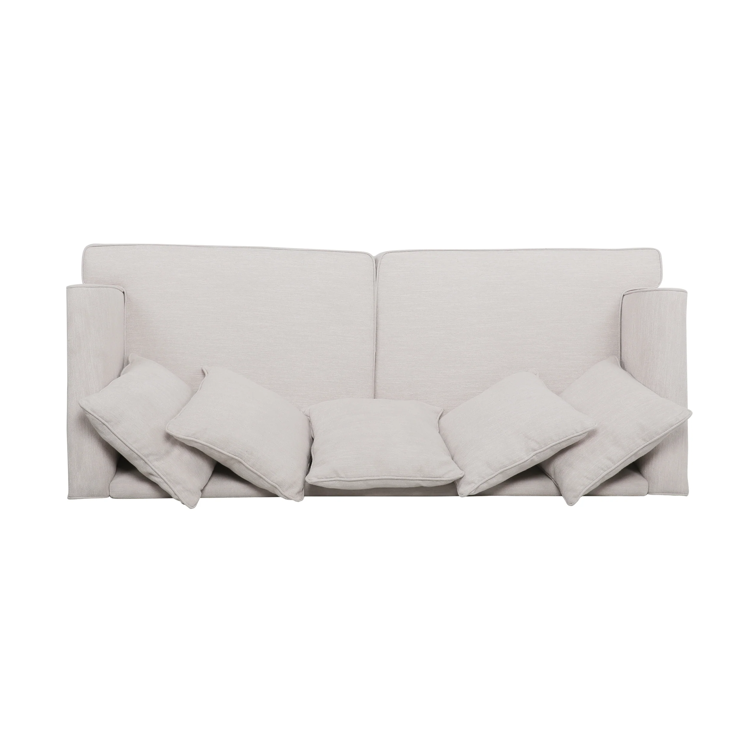Lilburn Contemporary Pillow Back 3 Seater Sofa - furnishings