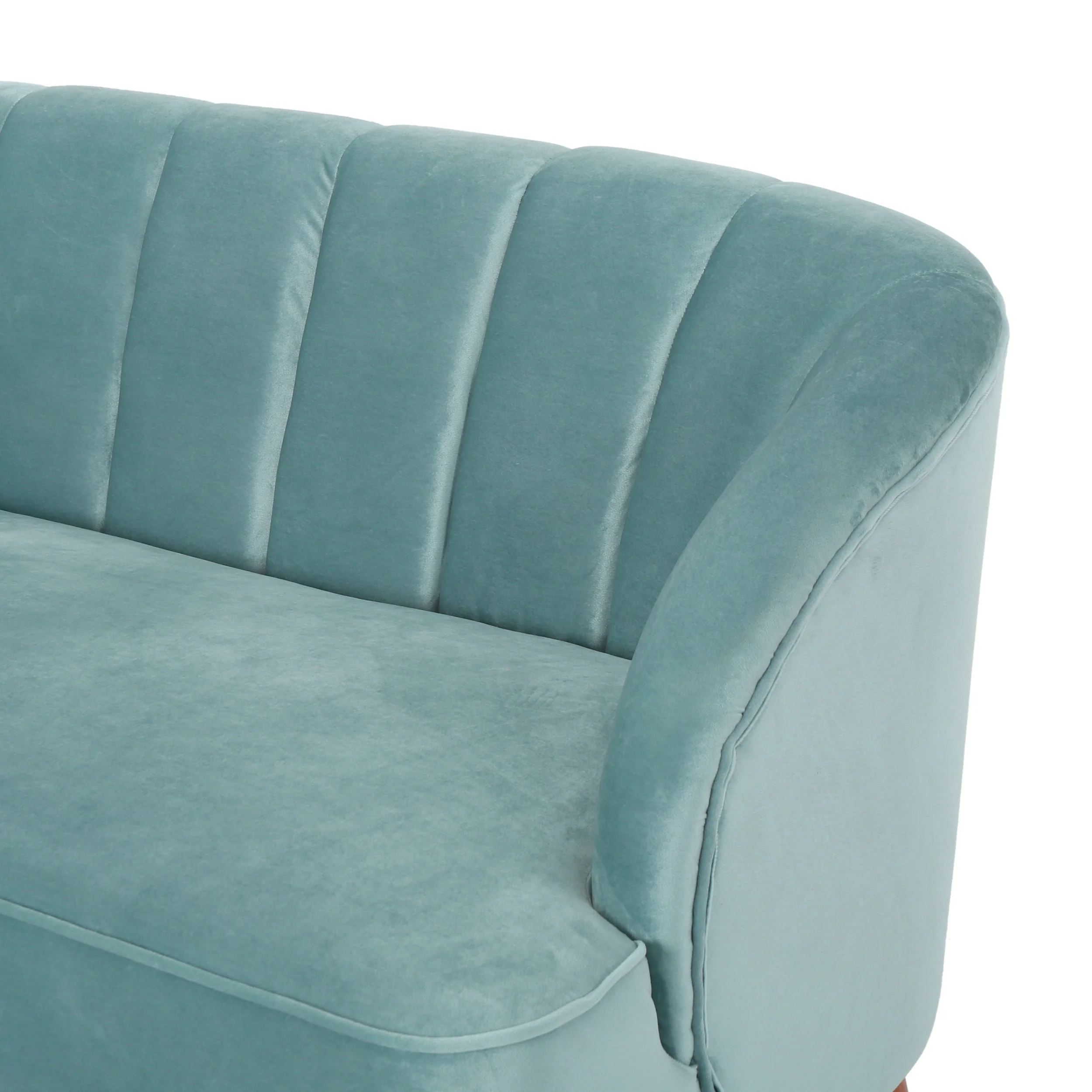 Scarlett Modern New Velvet Settee - furnishings