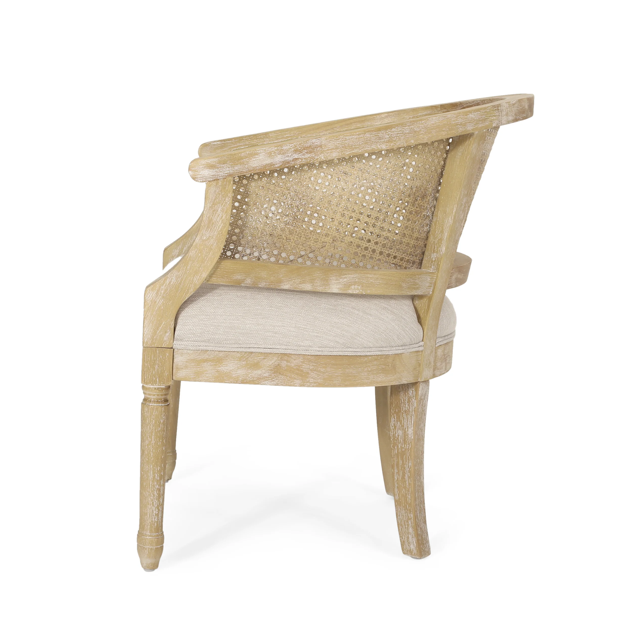 Velie French Country Wood and Cane Accent Chairs, Set of 2 - furnishings