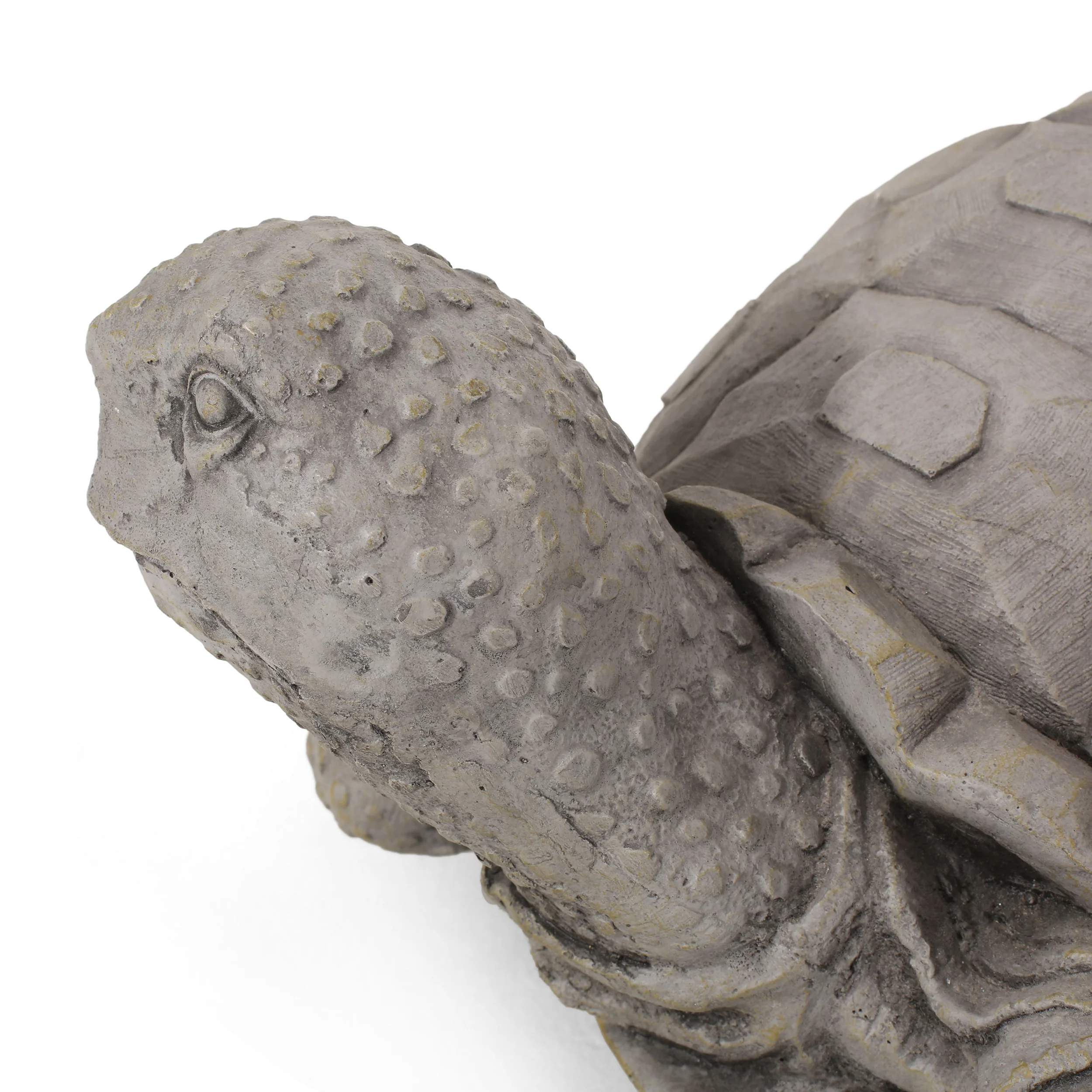 Delphos Outdoor Turtle Garden Statue, Dark Gray - furnishings