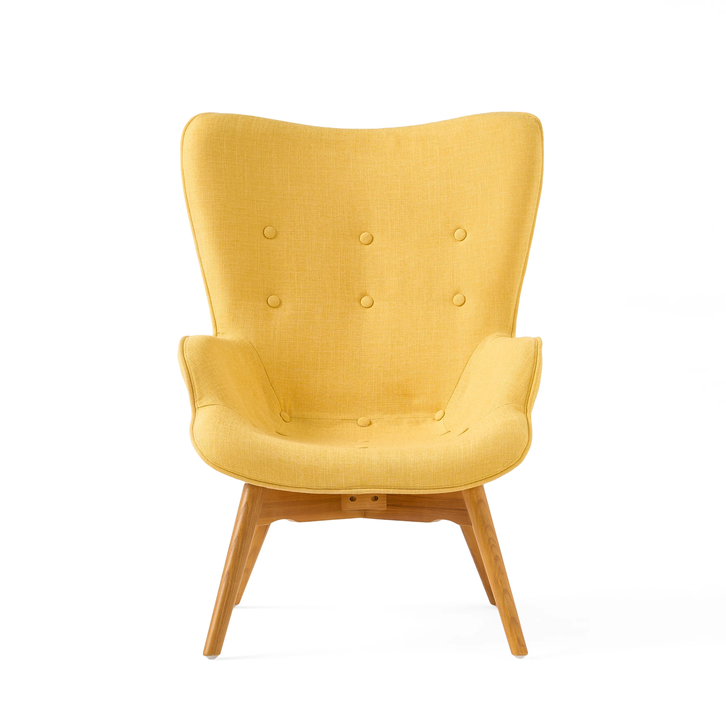 Acantha Mid Century Modern Contour Accent Lounge Chair - furnishings
