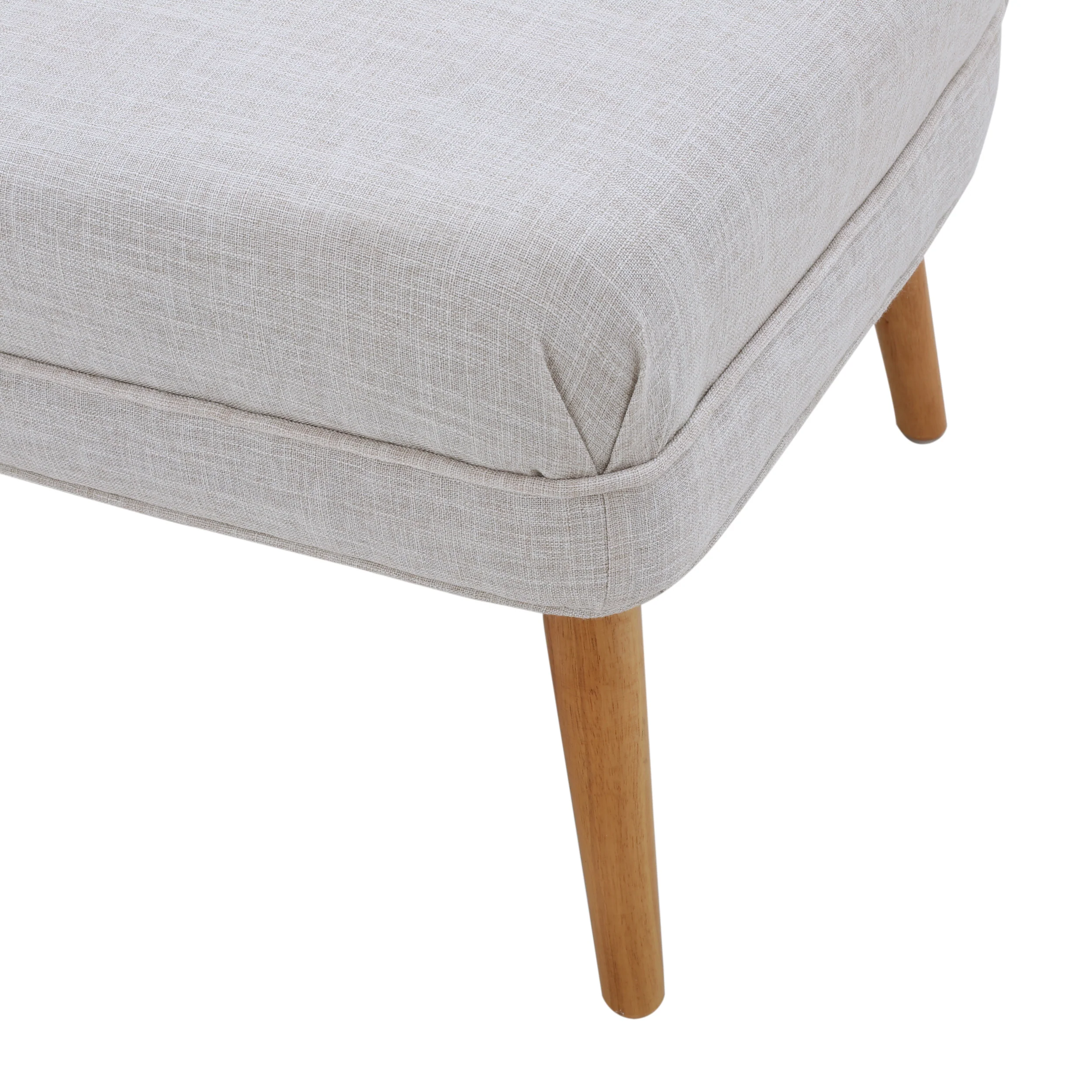 Dumont Mid Century Modern Fabric Settee - furnishings