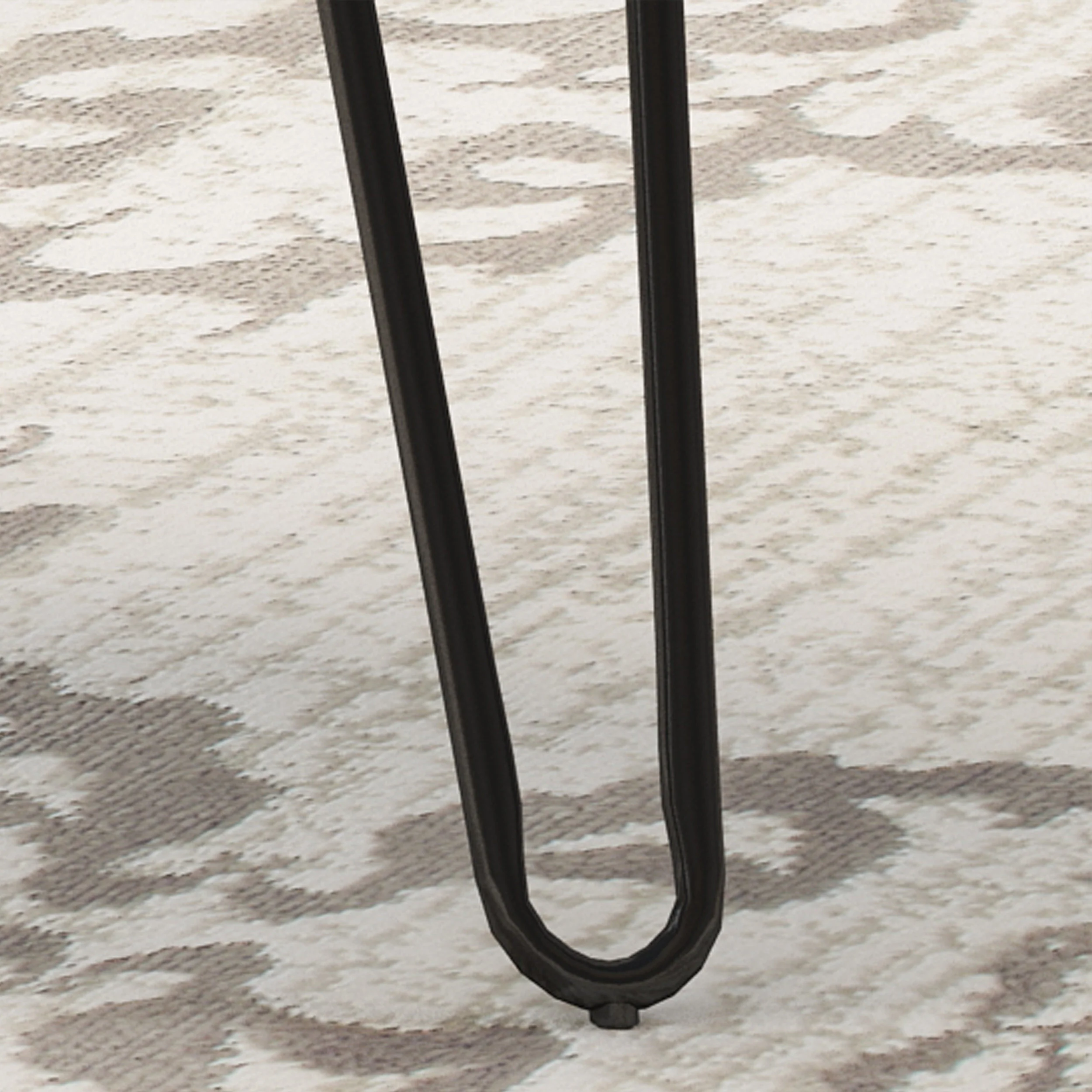 Natalie Glam Tufted Velvet Dining Chairs with Iron Legs  (Set of 2) - furnishings
