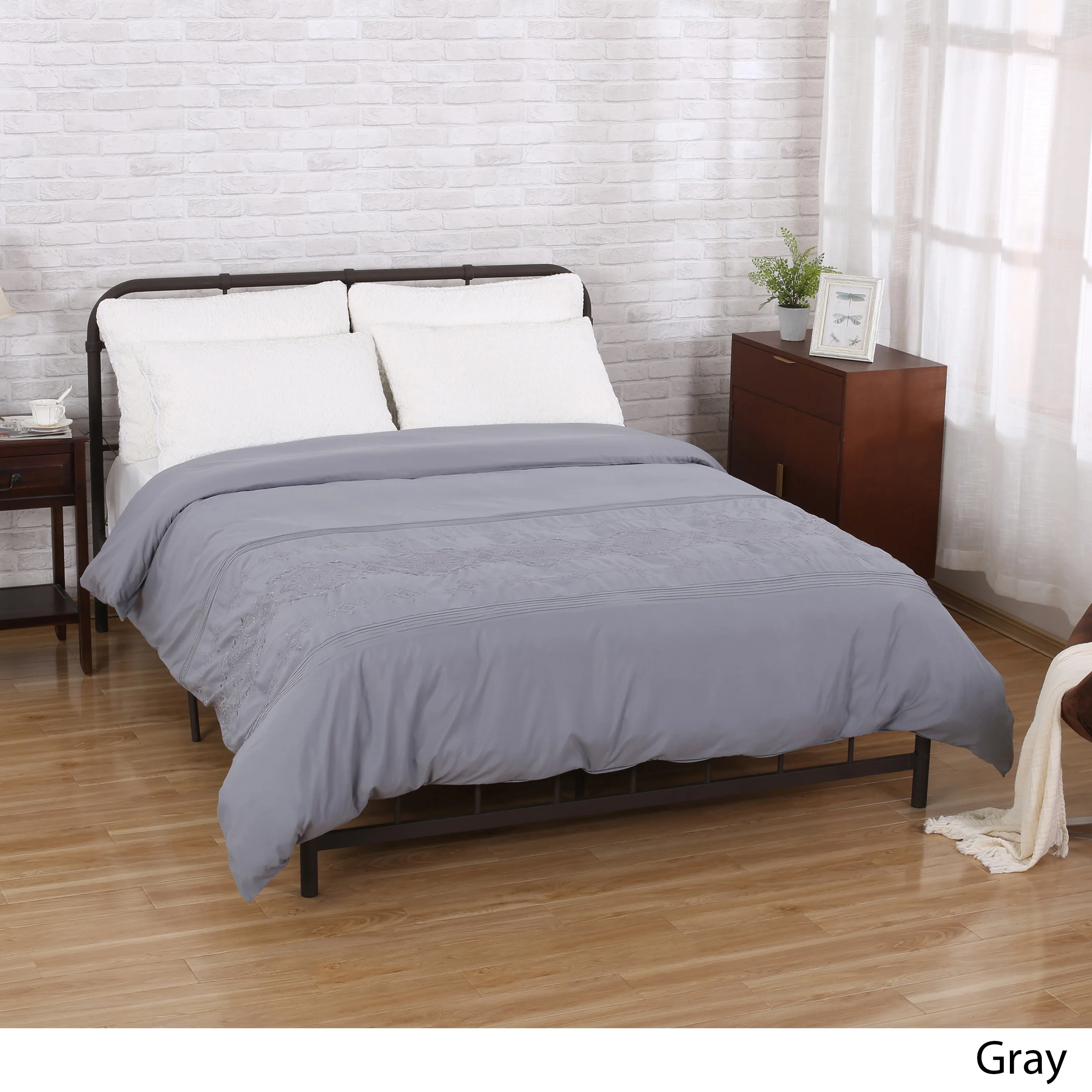Rosalyn Queen Size Fabric Duvet Cover - furnishings