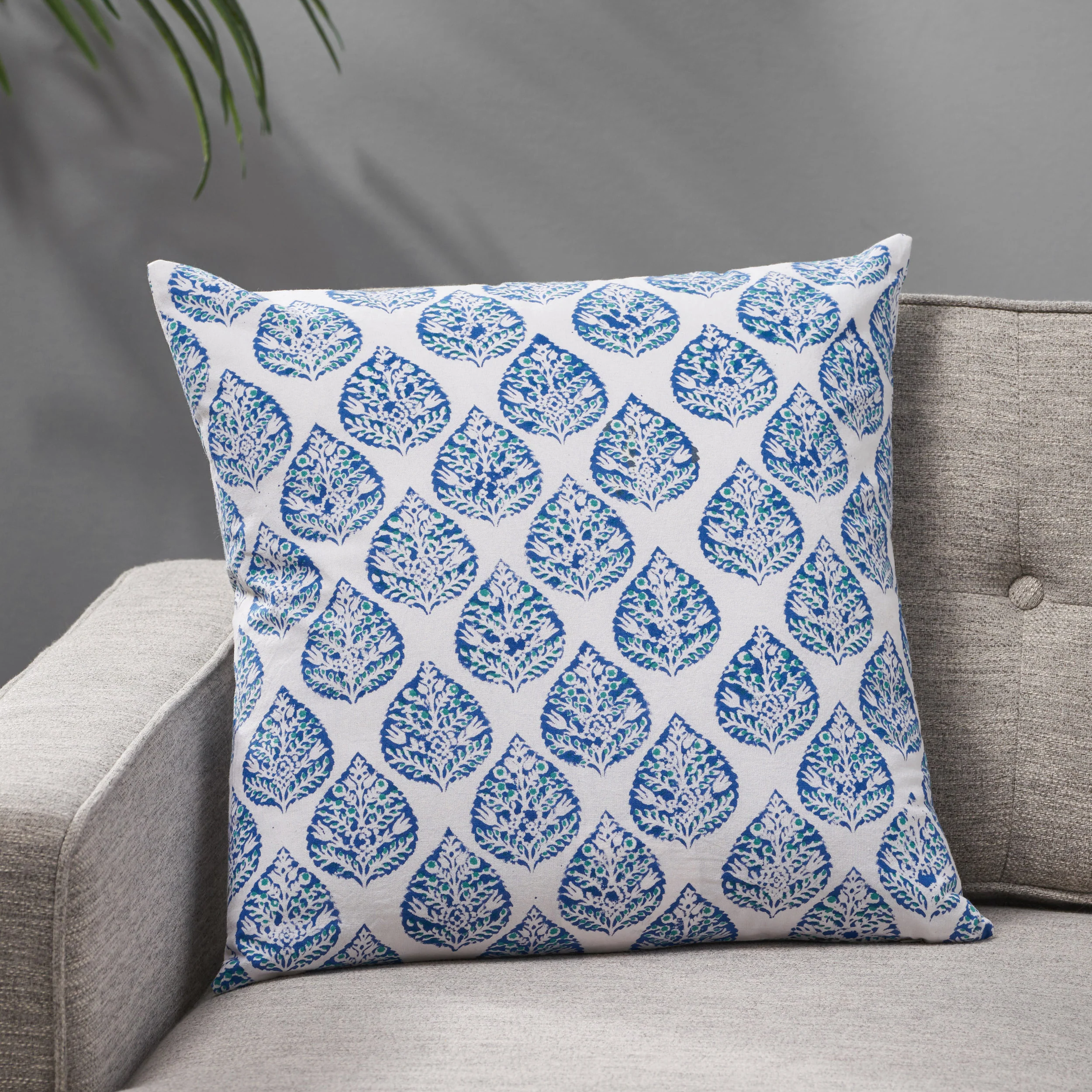 Sihaam Modern Fabric Throw Pillow - furnishings