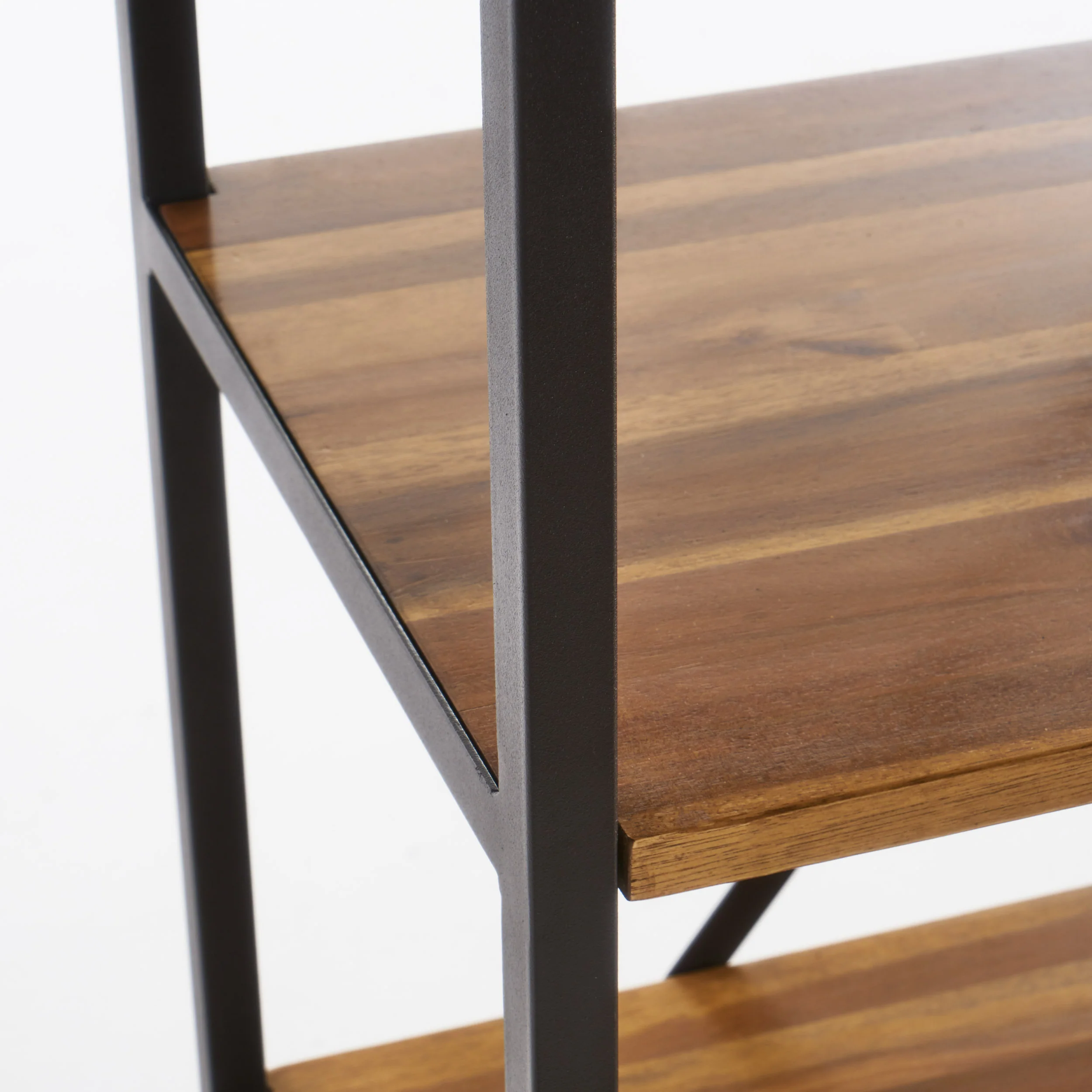 Relee 4 Shelf Wood & Metal Etagere Bookcase - furnishings