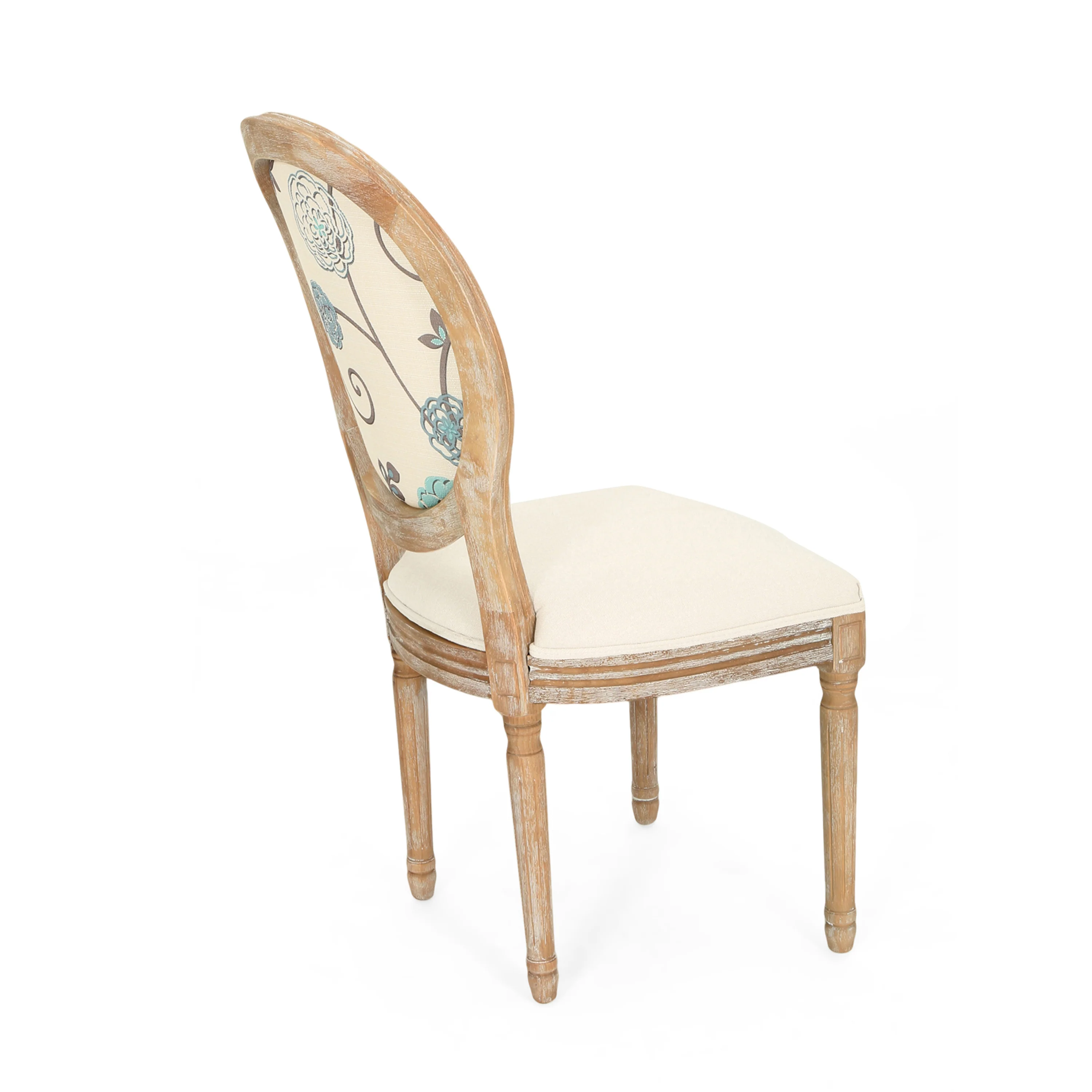 Reed Upholstered French Design Dining Chairs - furnishings