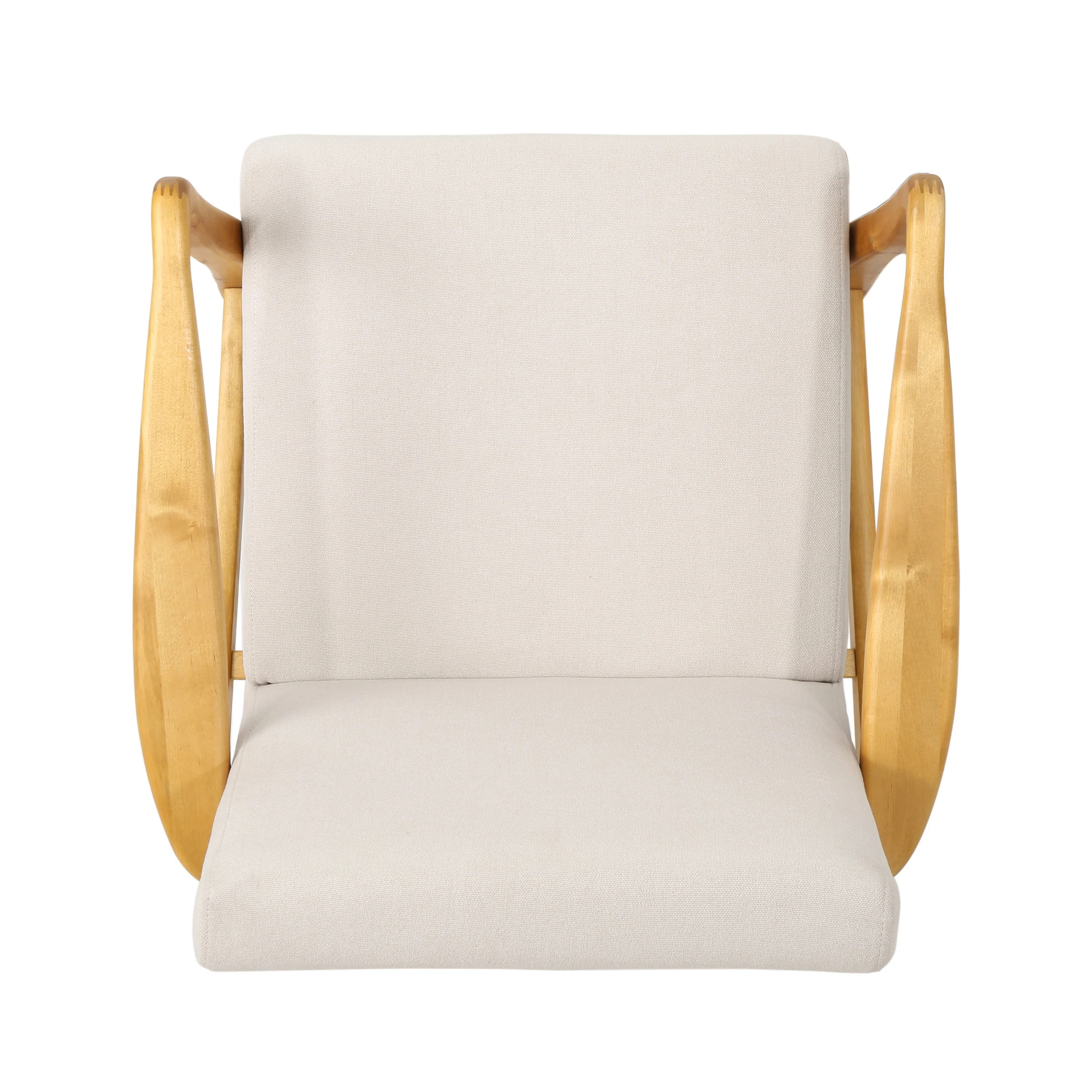 Isaac Mid-Century Modern Fabric Upholstered Club Chair - furnishings
