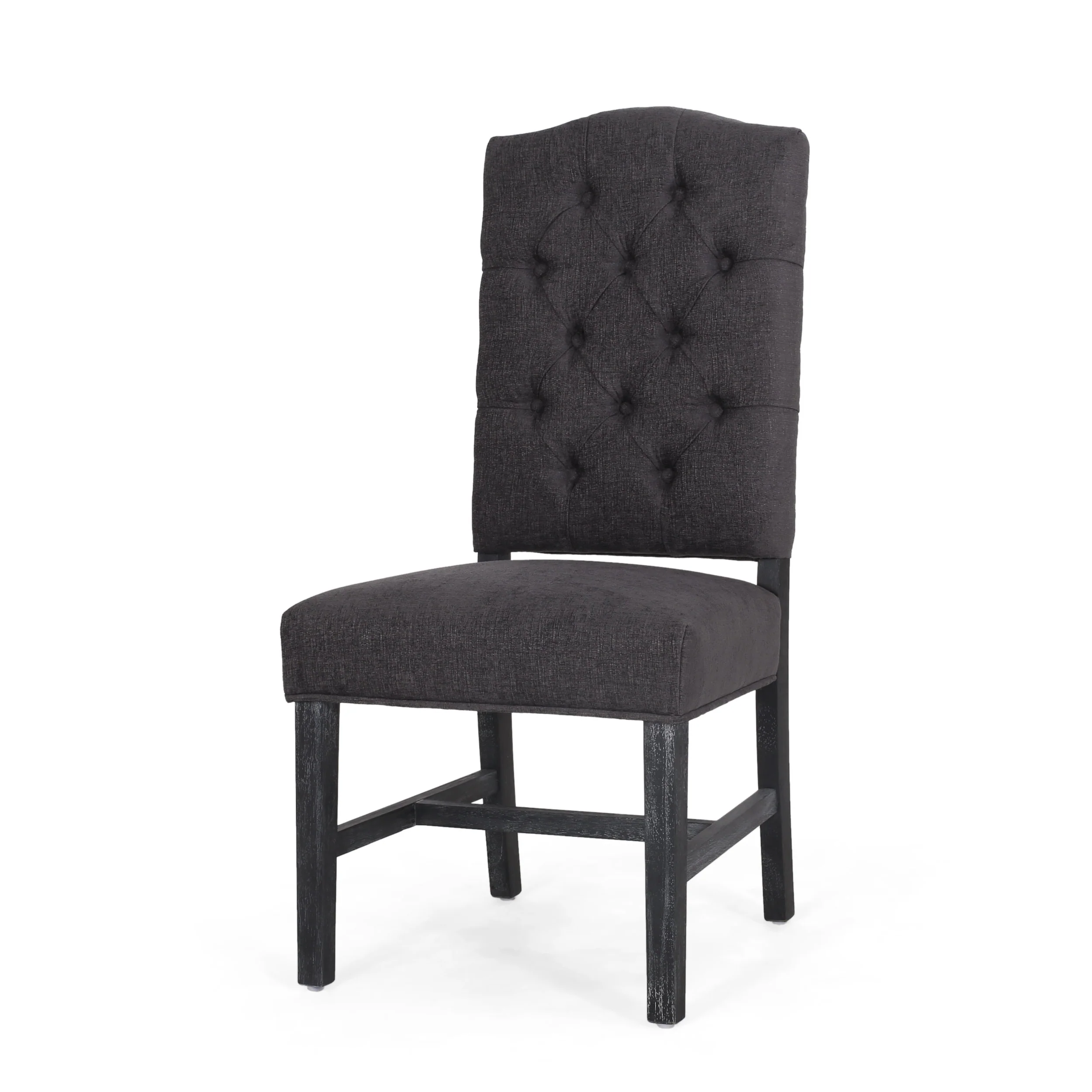Loyning Contemporary Tufted Dining Chairs, Set of 2 - furnishings
