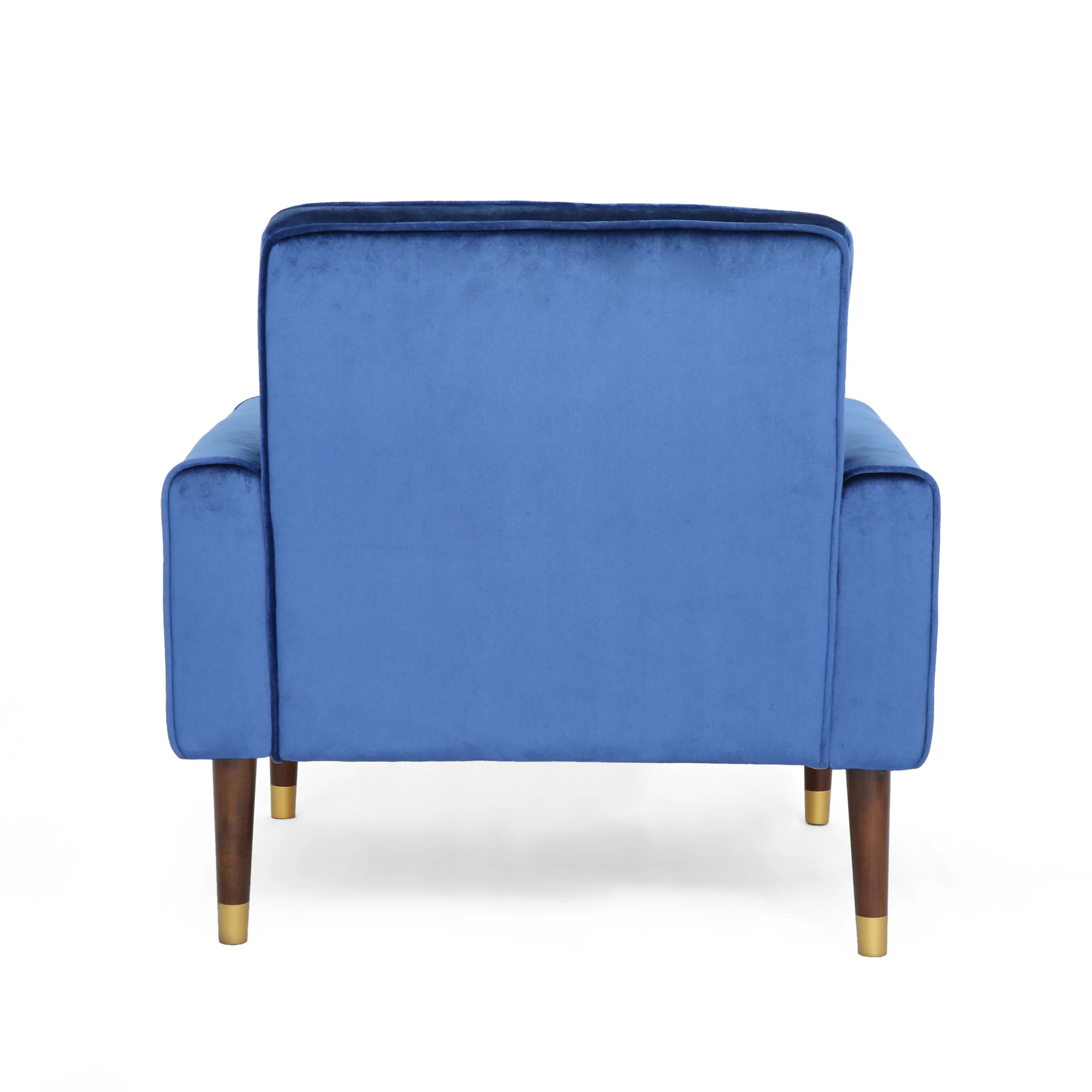 Betsy Velvet Armchair, Modern Glam, Button-Tufted, Waffle Stitching - furnishings