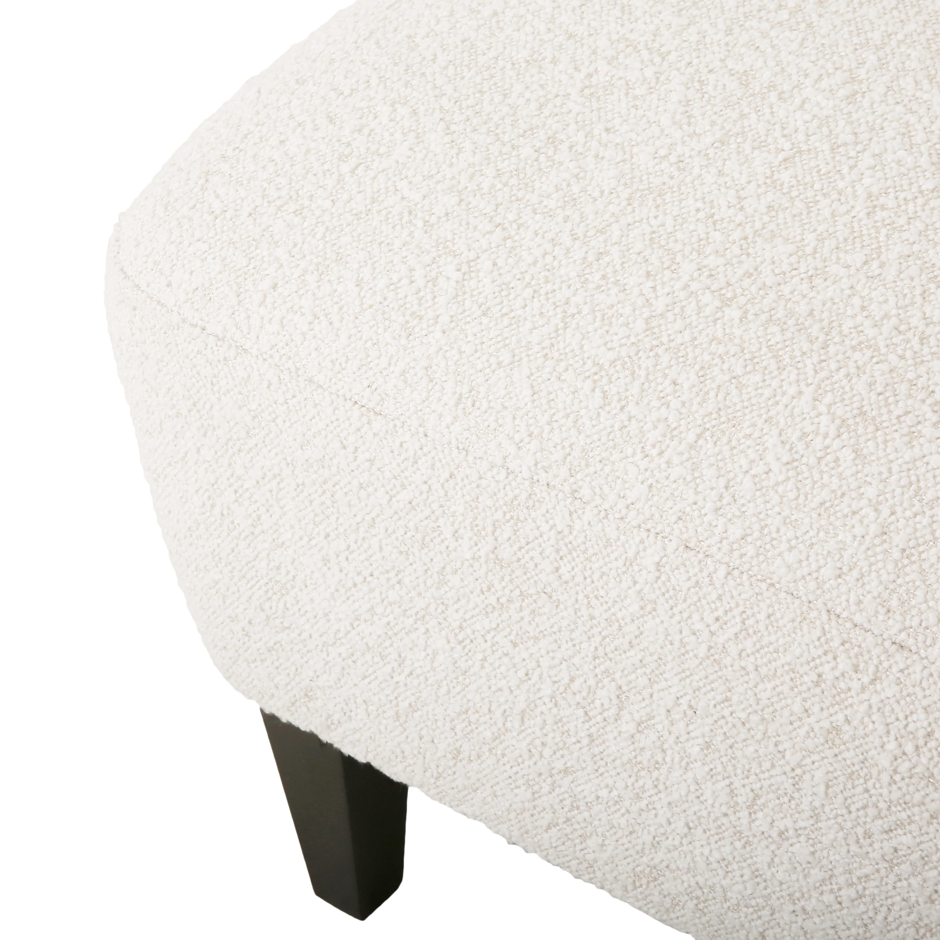 Gerald Boucle Upholstered Club Chair and Ottoman Set - furnishings