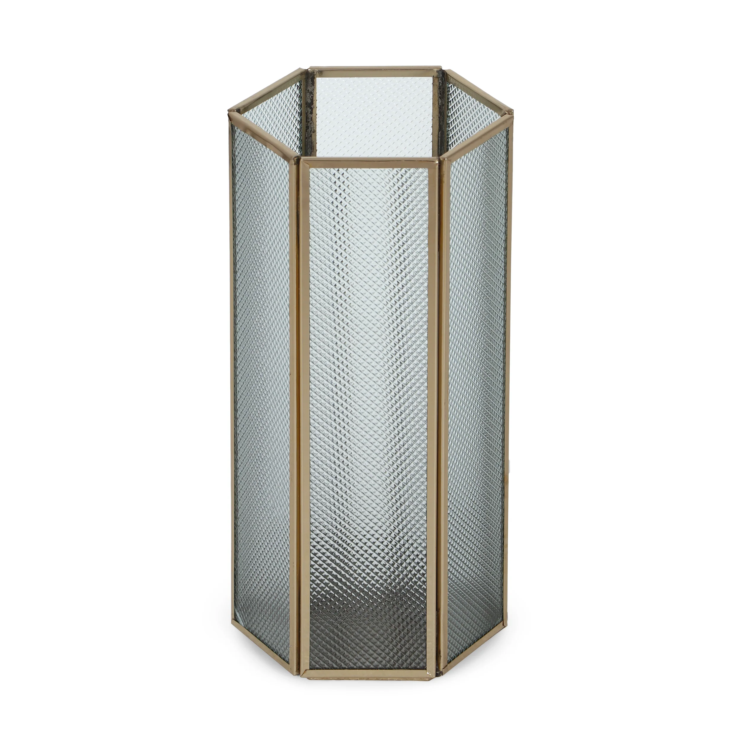 Albara Handmade Glass Panel Candle Holder - furnishings