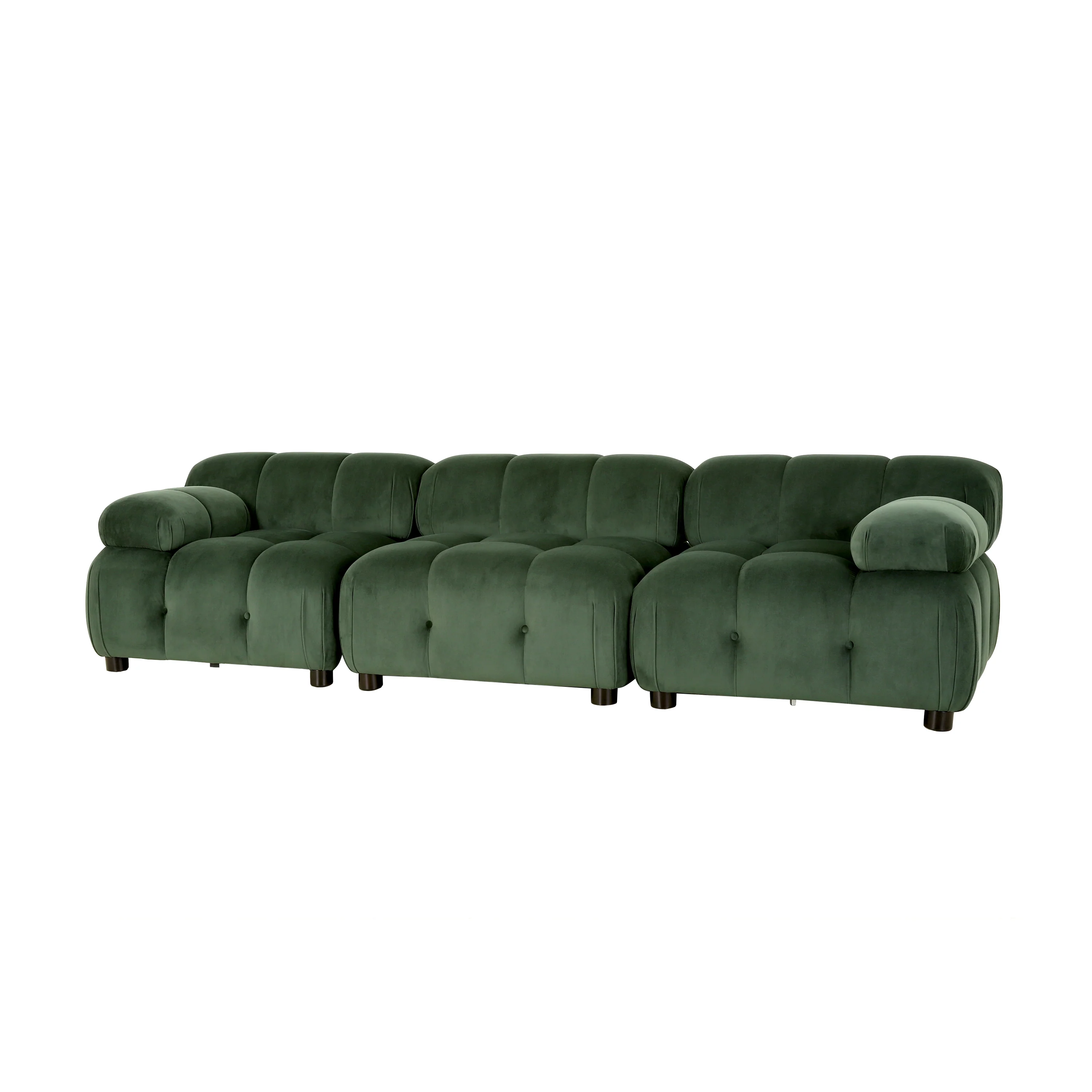 Kildare Velvet 3 Seater Modular Tufted Sofa - furnishings