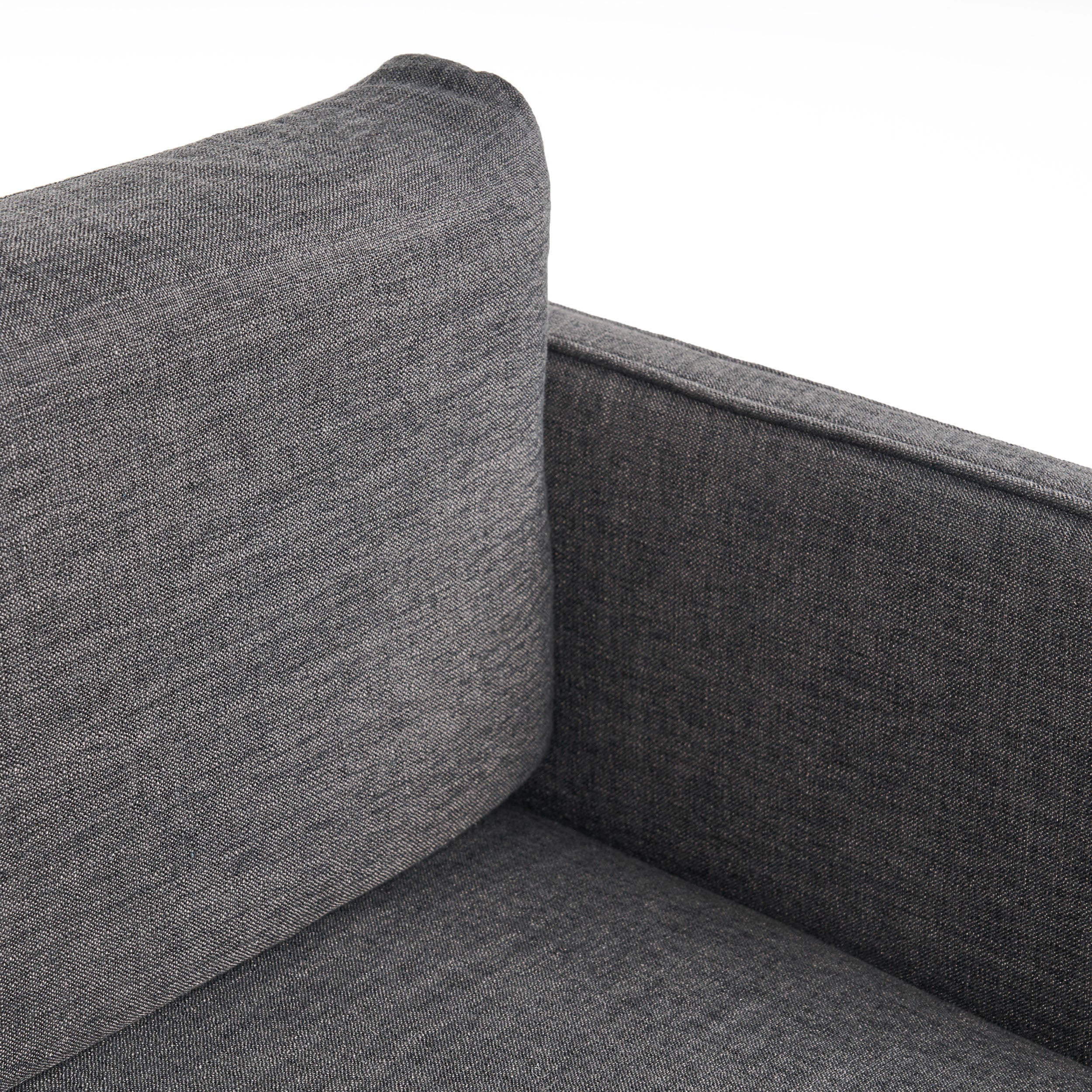 Andresen Mid Century Modern Fabric Chaise Sectional - furnishings