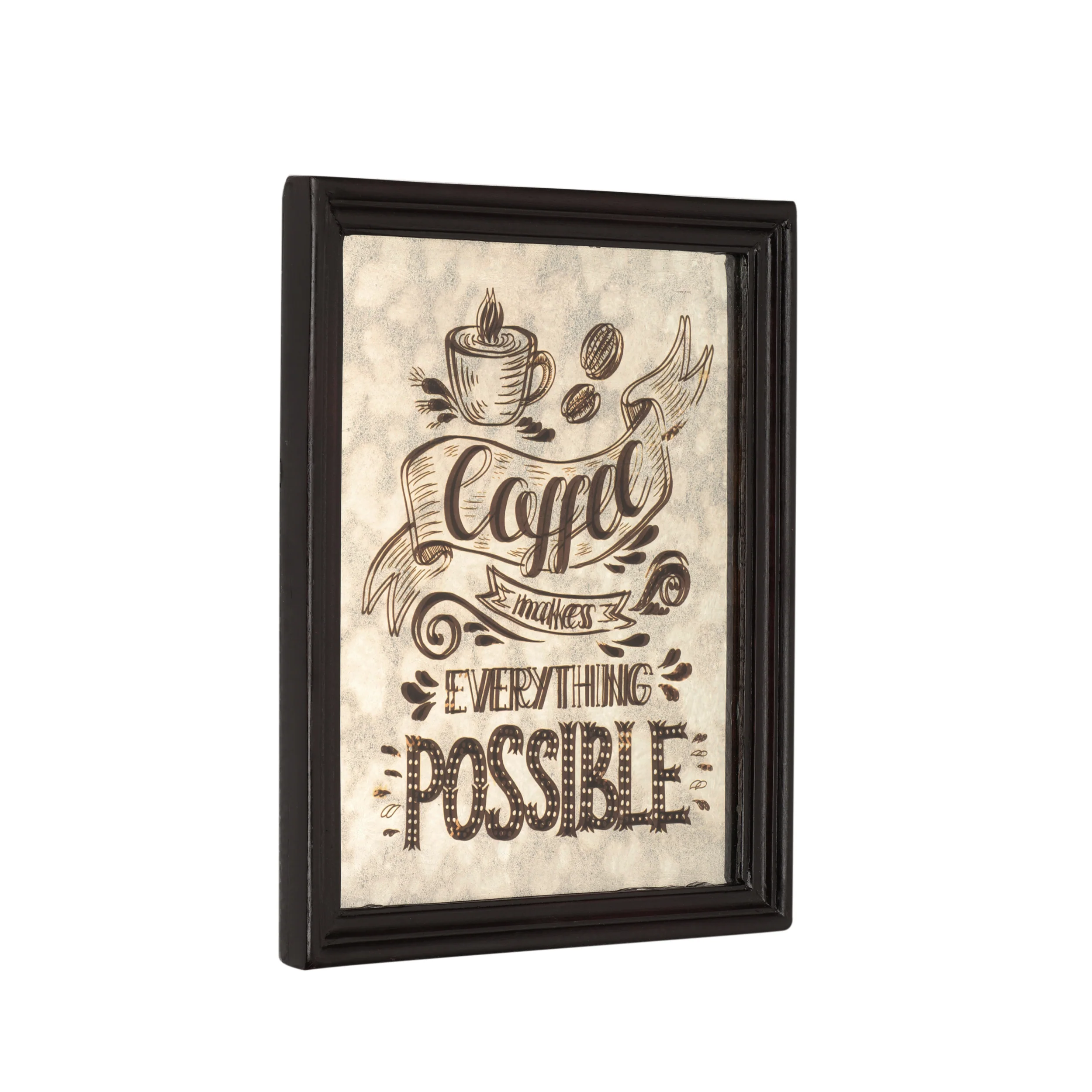 Maria Inspirational Coffee Wall Art - furnishings