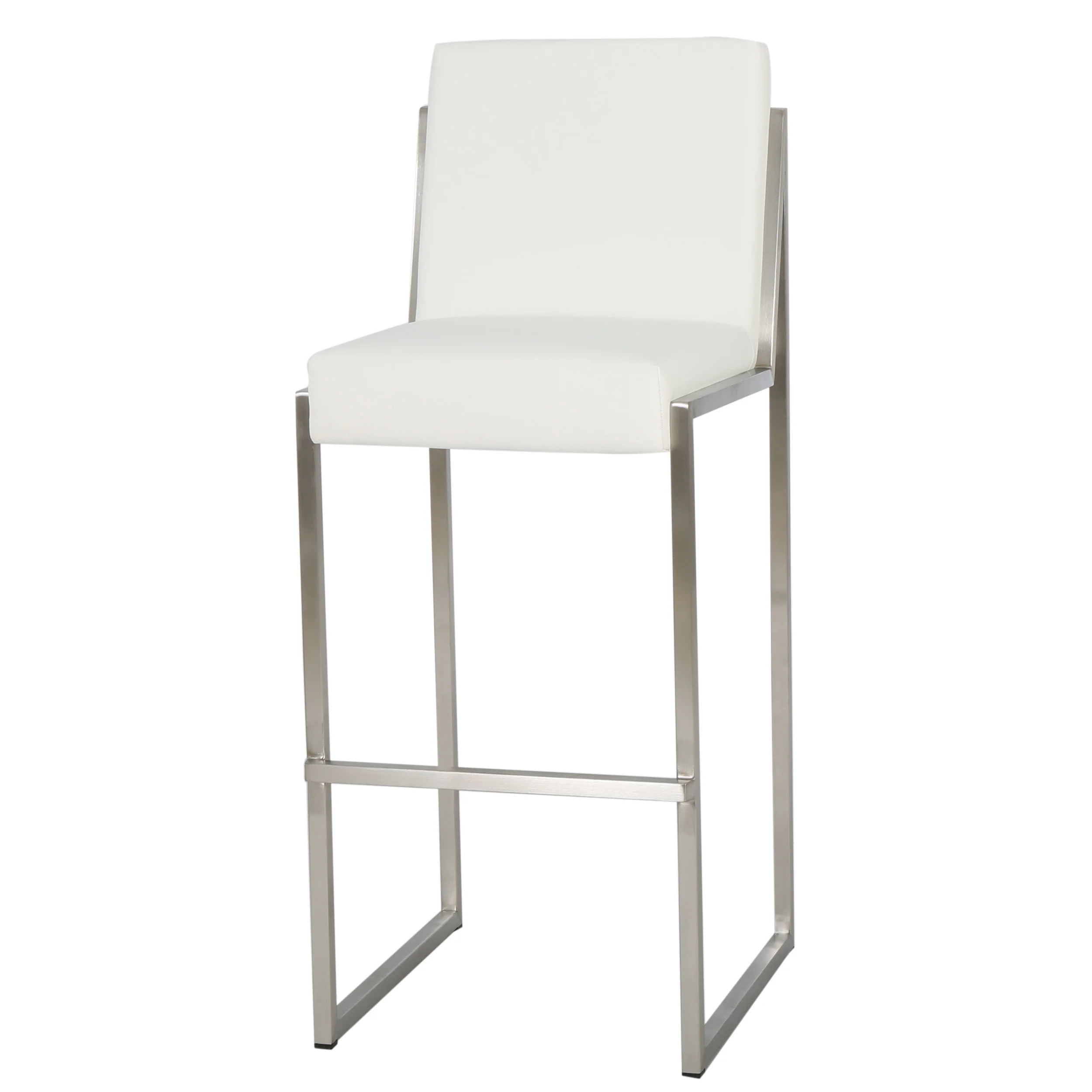 October 30-Inch Bonded Leather Barstool (Set of 2) - furnishings