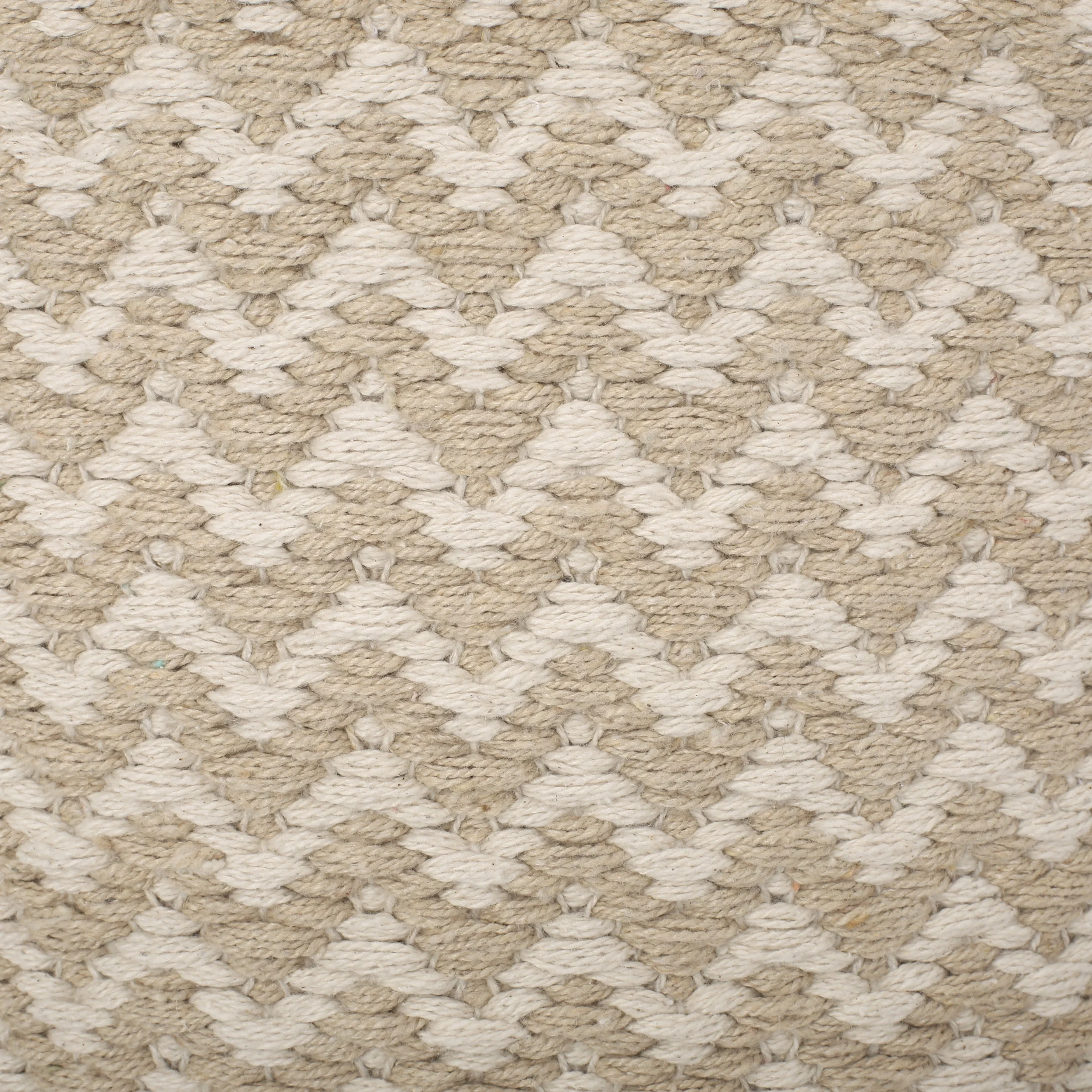 Quincee Boho Fabric Cylinder Pouf - furnishings